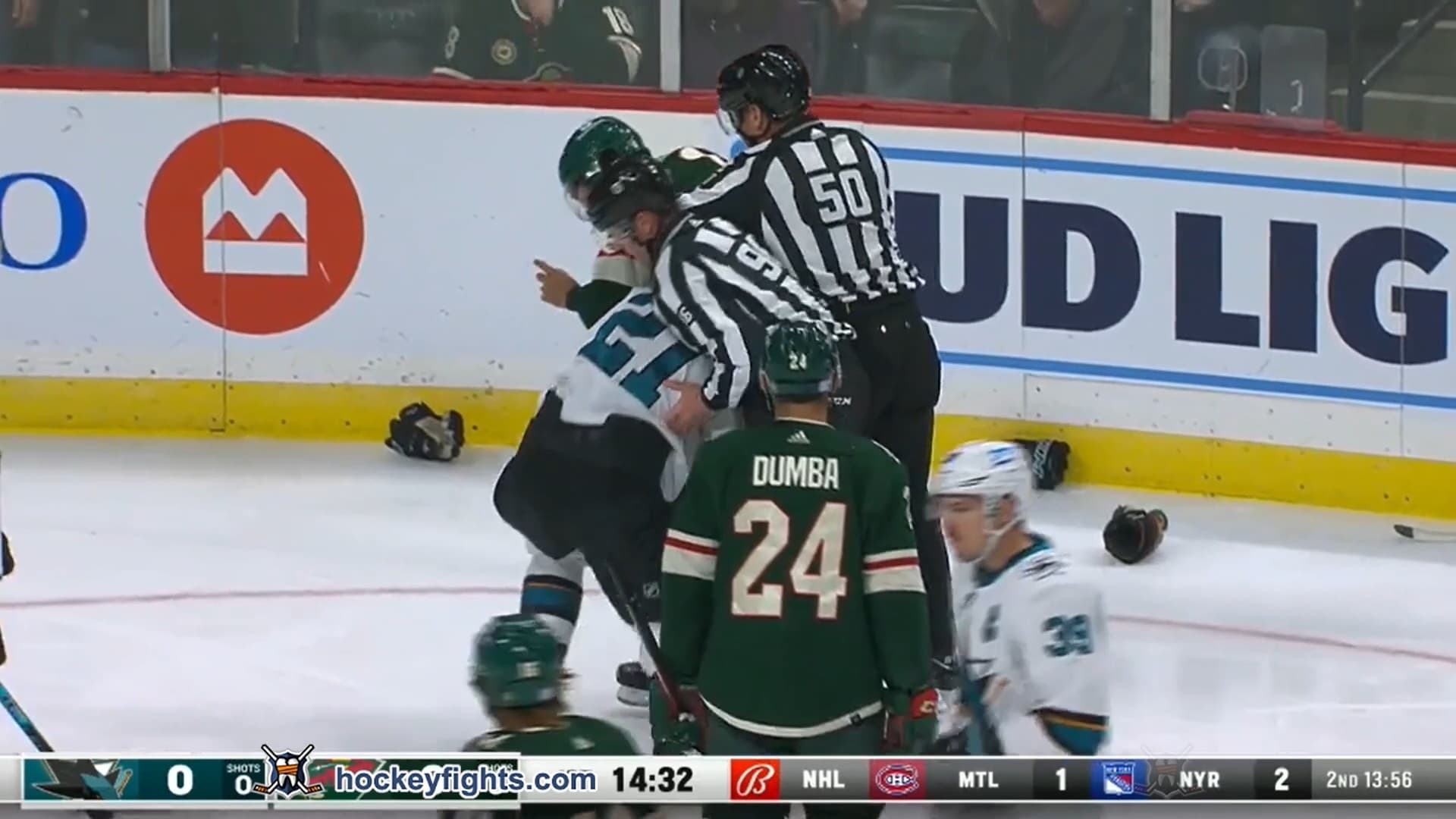 J. Middleton (SJS) vs. J. Greenway (MIN)