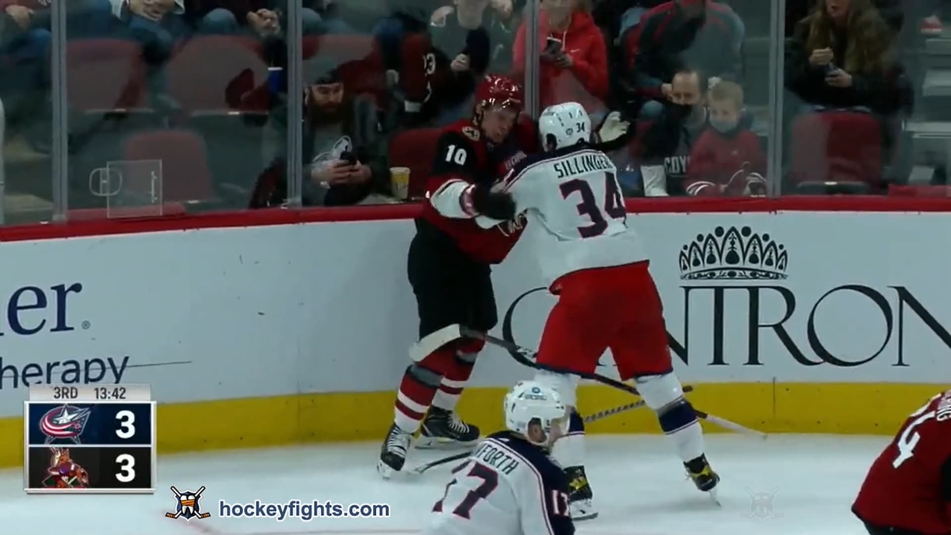 C. Sillinger (CBJ) vs. R. Dzingel (ARI)