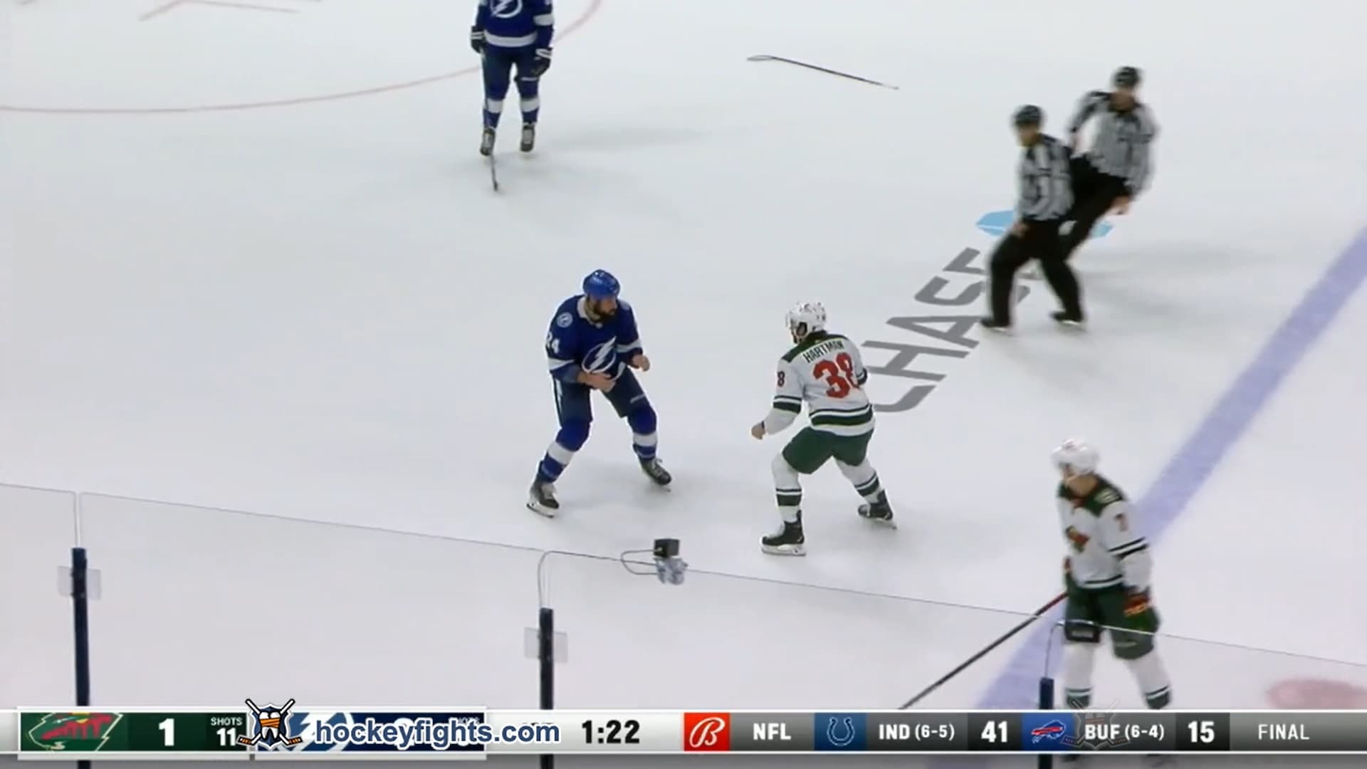 R. Hartman (MIN) vs. Z. Bogosian (TBL)