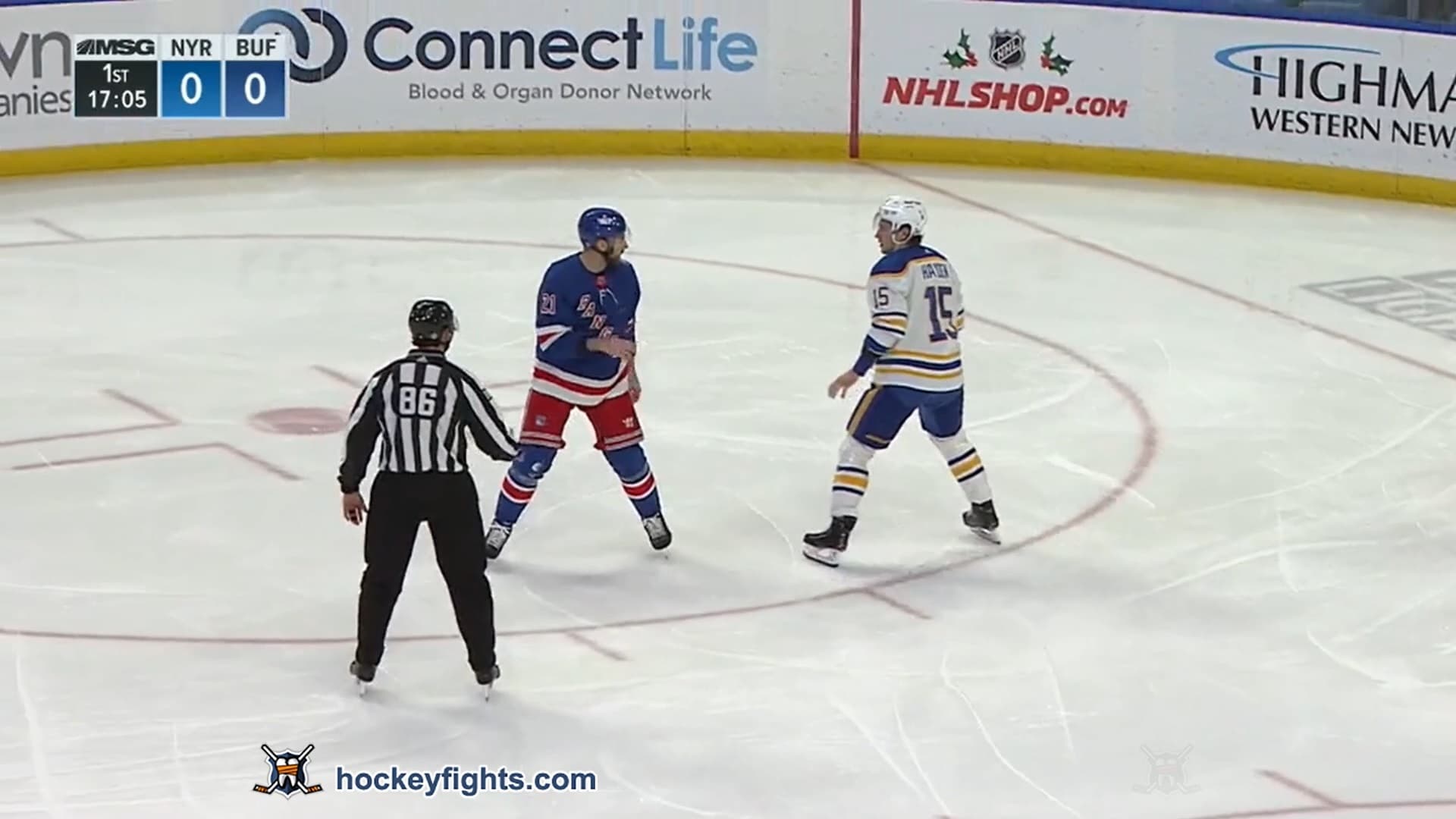 B. Goodrow (NYR) vs. J. Hayden (BUF)