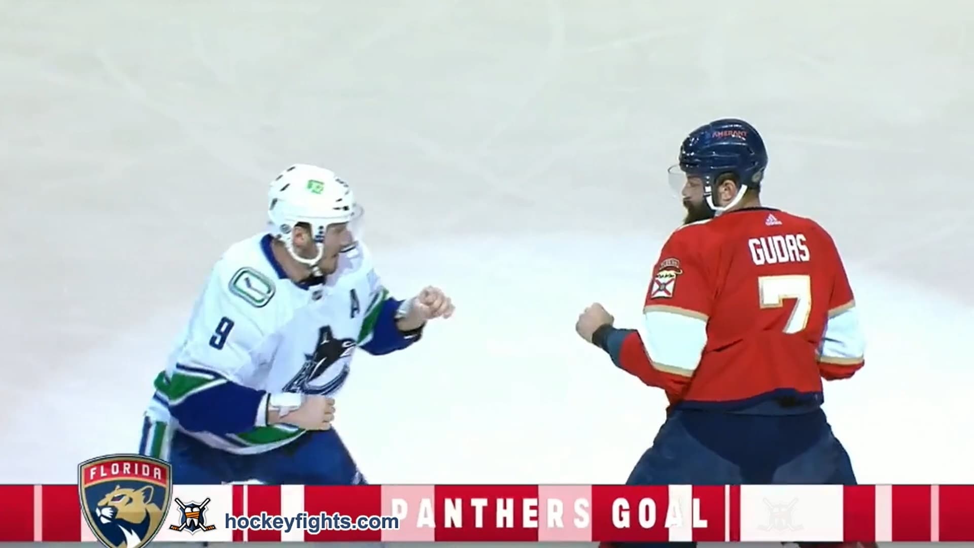 J. Miller (VAN) vs. R. Gudas (FLA)