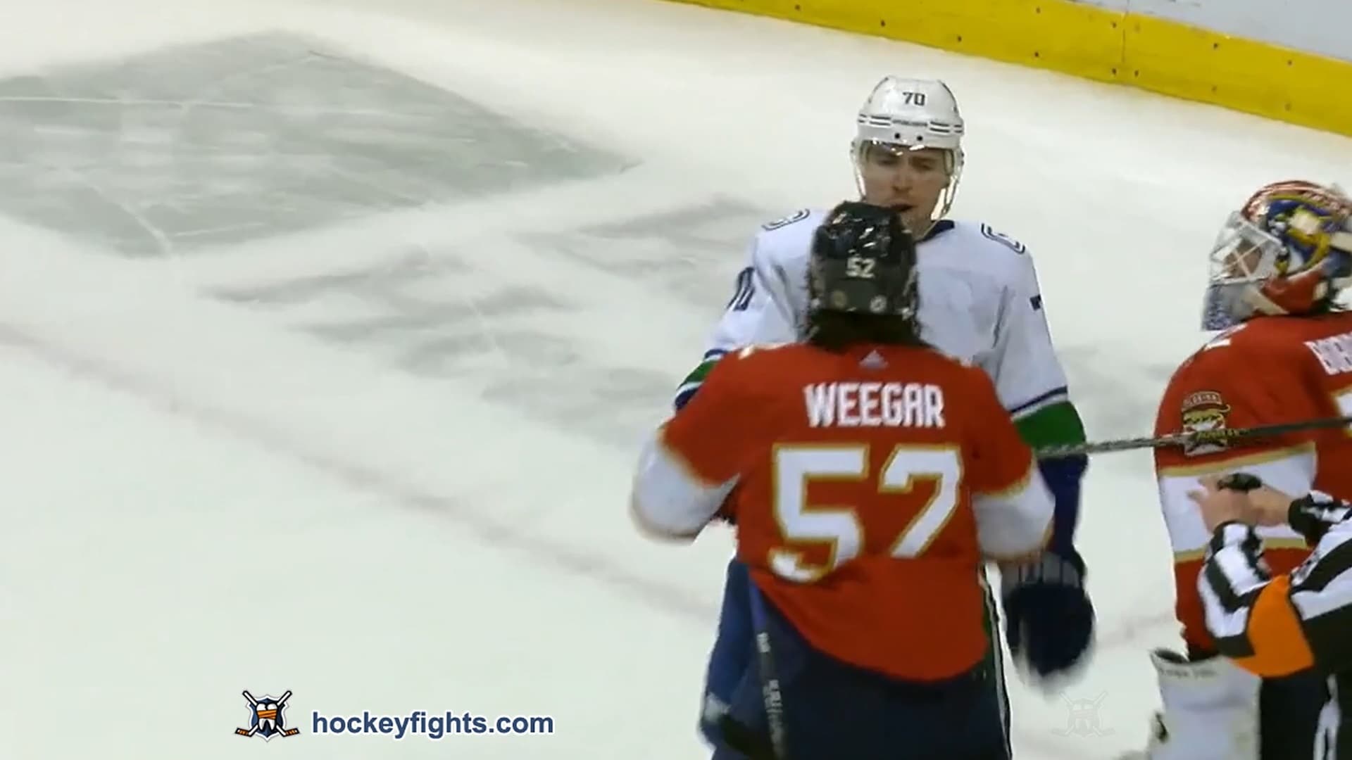 T. Pearson (VAN) vs. M. Weegar (FLA)