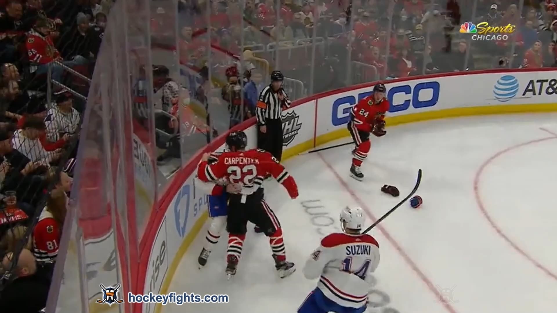 A. Romanov (MTL) vs. R. Carpenter (CHI)