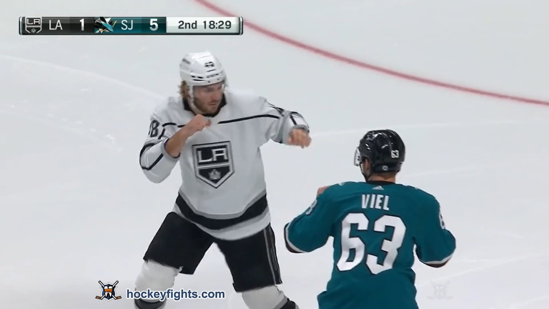 B. Lemieux (LAK) vs. J. Viel (SJS)