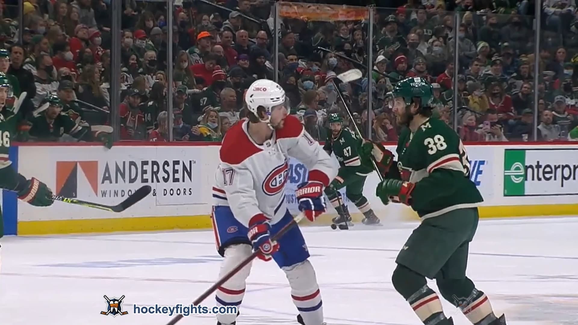 J. Anderson (MTL) vs. R. Hartman (MIN)