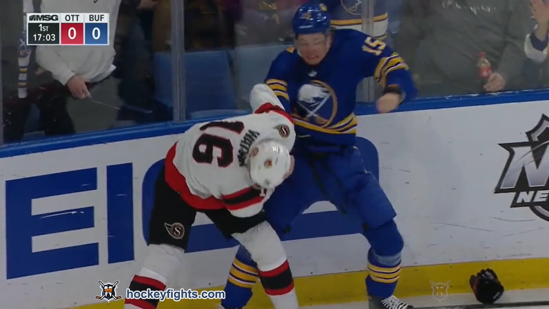 A. Watson (OTT) vs. J. Hayden (BUF)