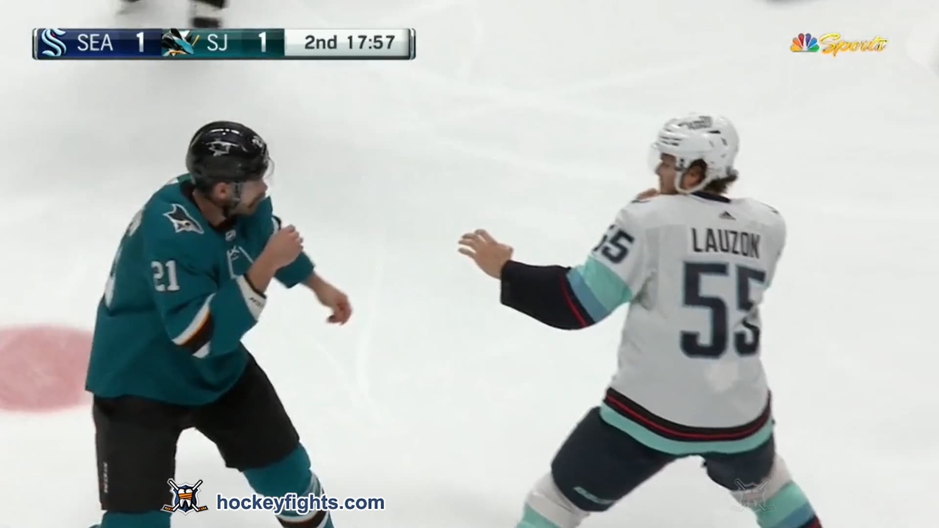 J. Lauzon (SEA) vs. J. Middleton (SJS)