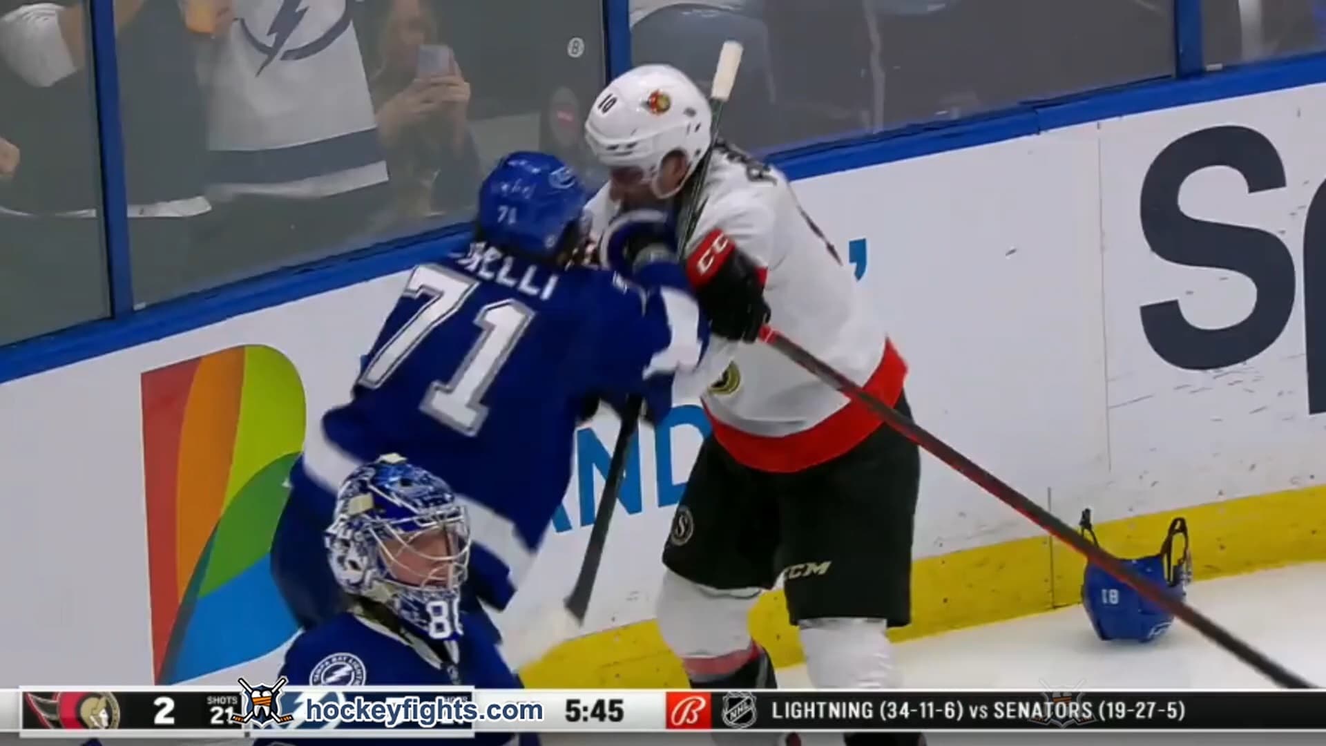 A. Formenton (OTT) vs. A. Cirelli (TBL)