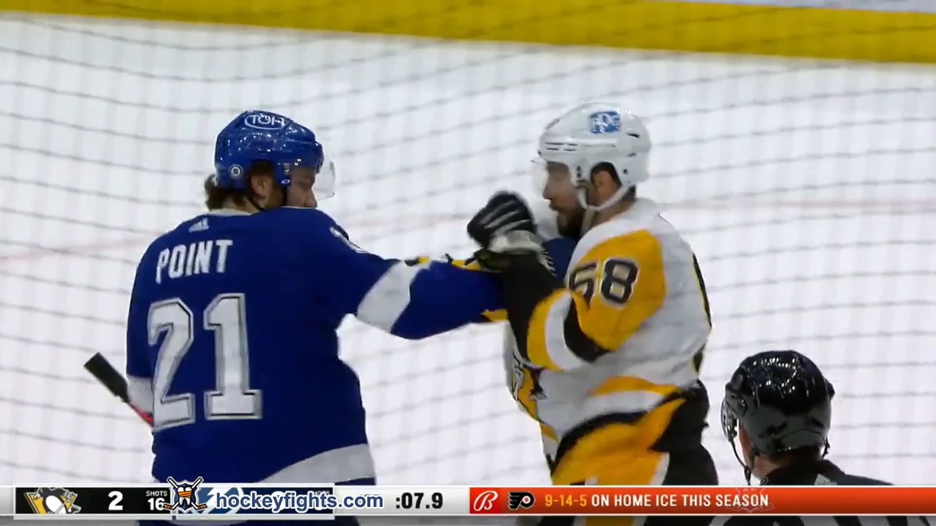 K. Letang (PIT) vs. B. Point (TBL)
