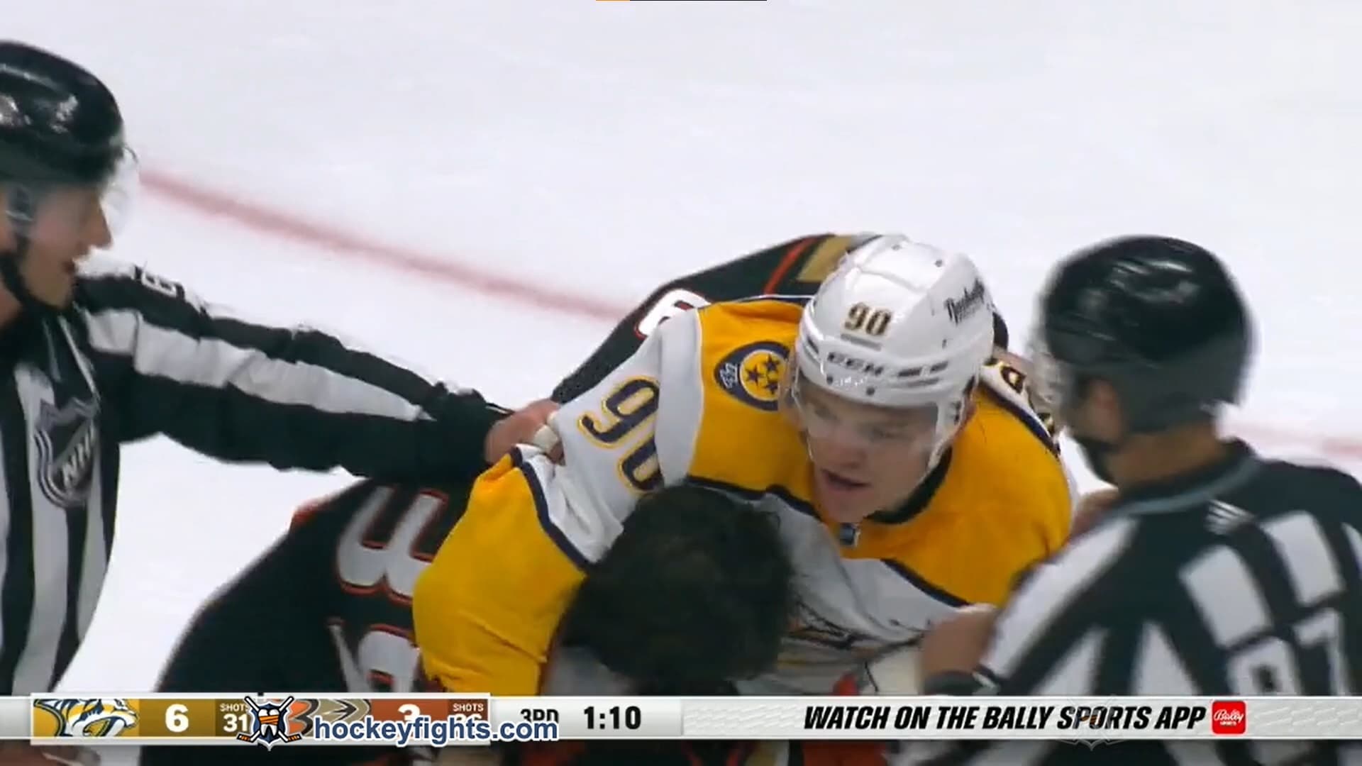 M. Borowiecki (NSH) vs. S. Carrick (ANA)