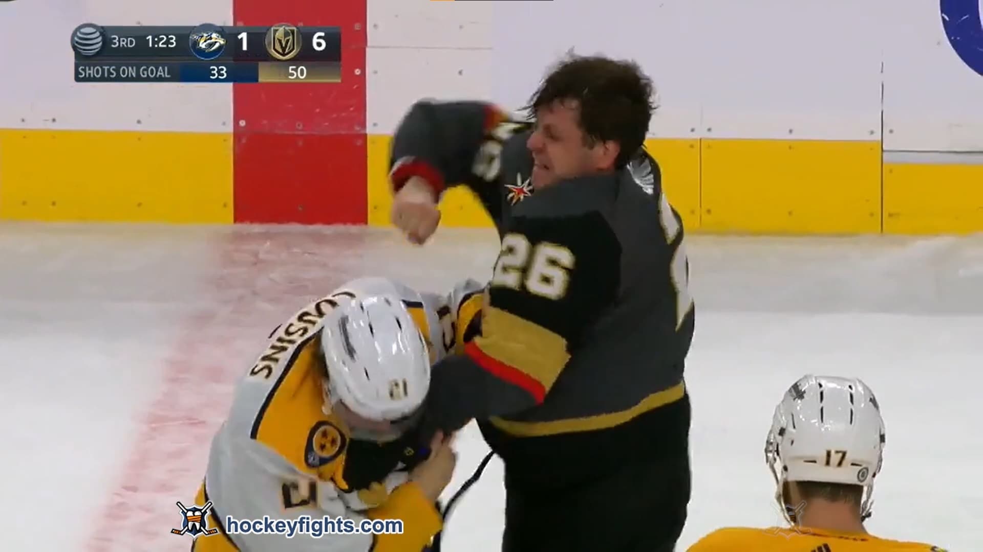 N. Cousins (NSH) vs. M. Janmark (VGK)