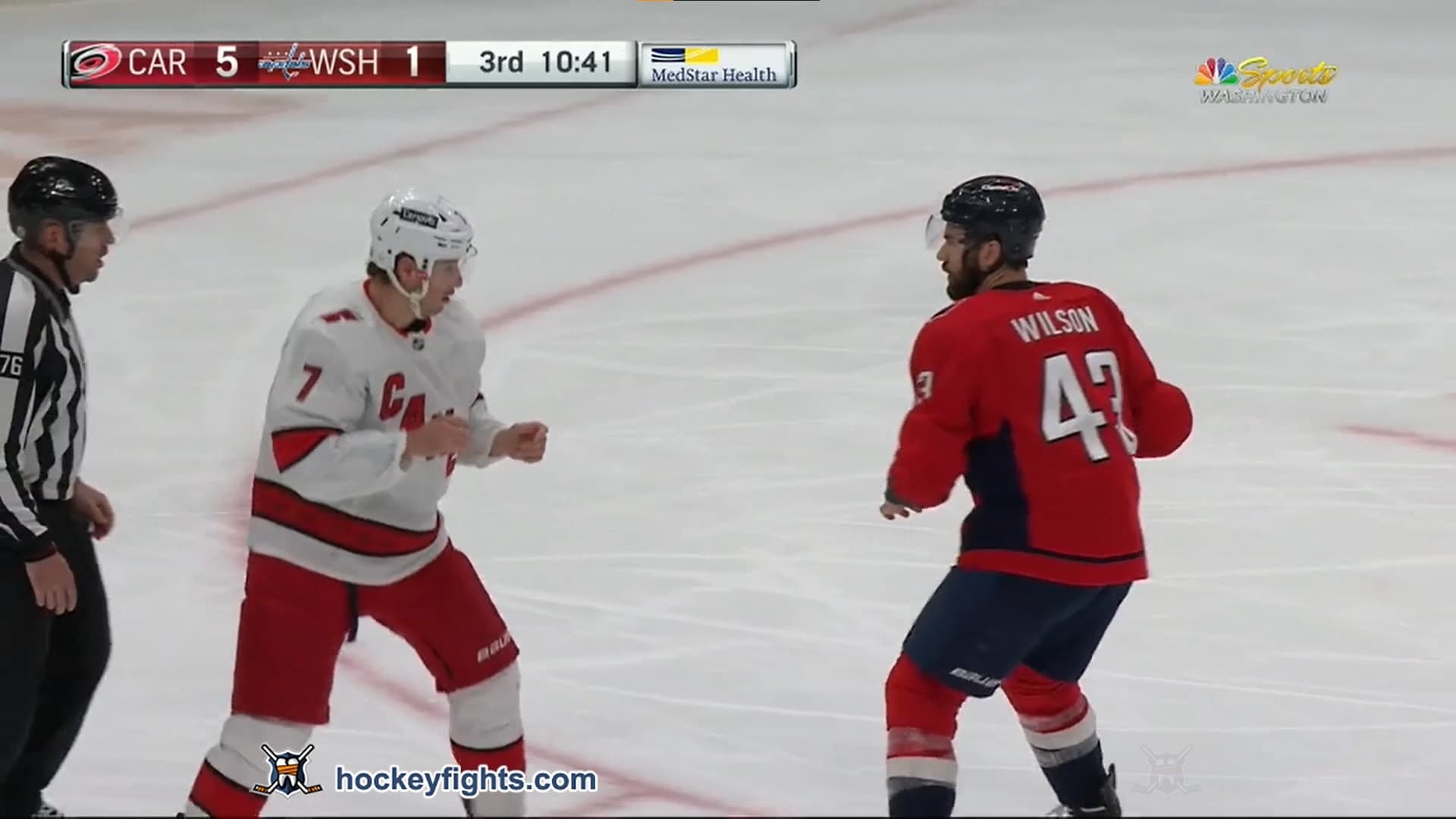 B. Smith (CAR) vs. T. Wilson (WSH)