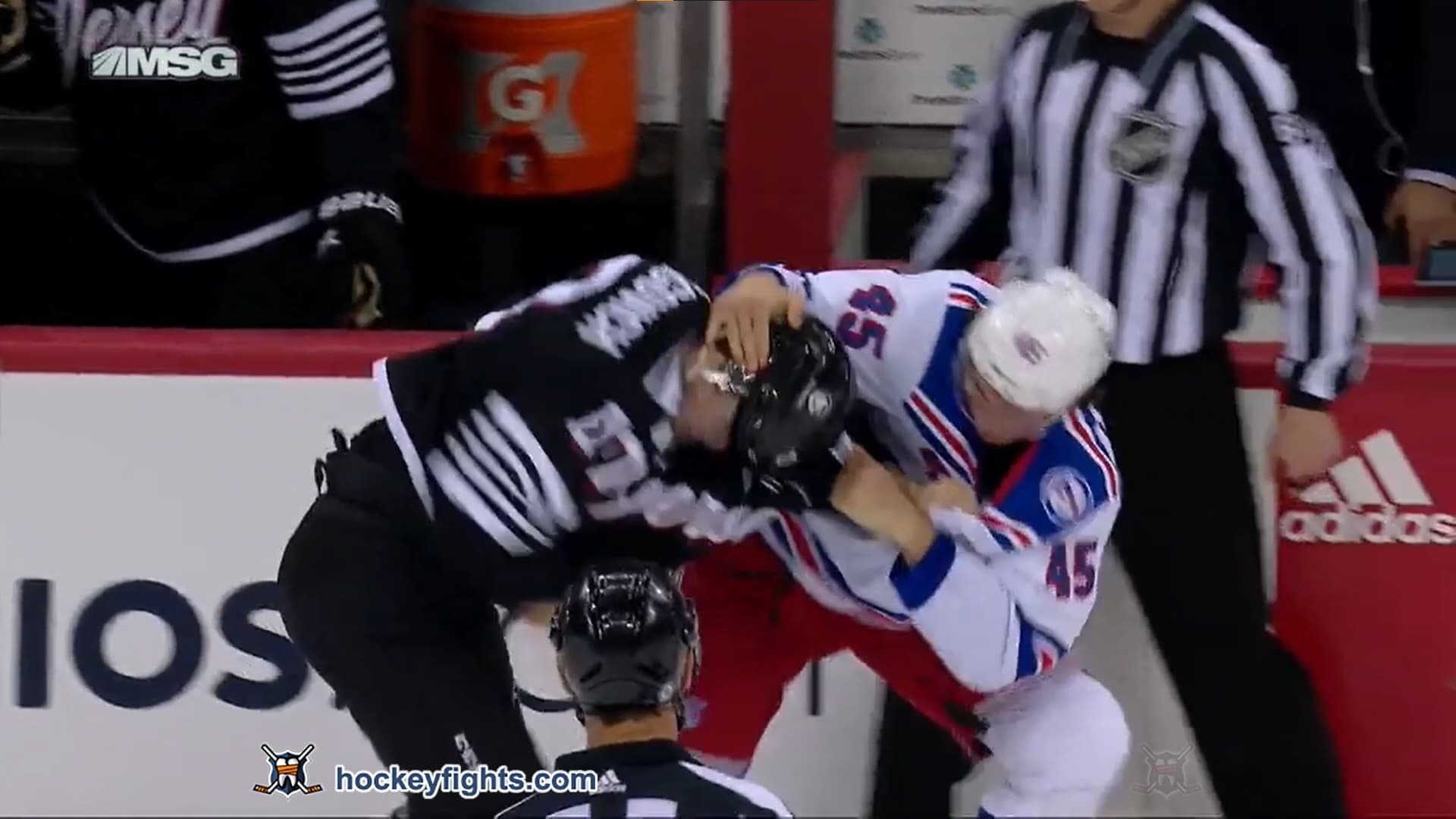 B. Schneider (NYR) vs. Y. Sharangovich (NJD)