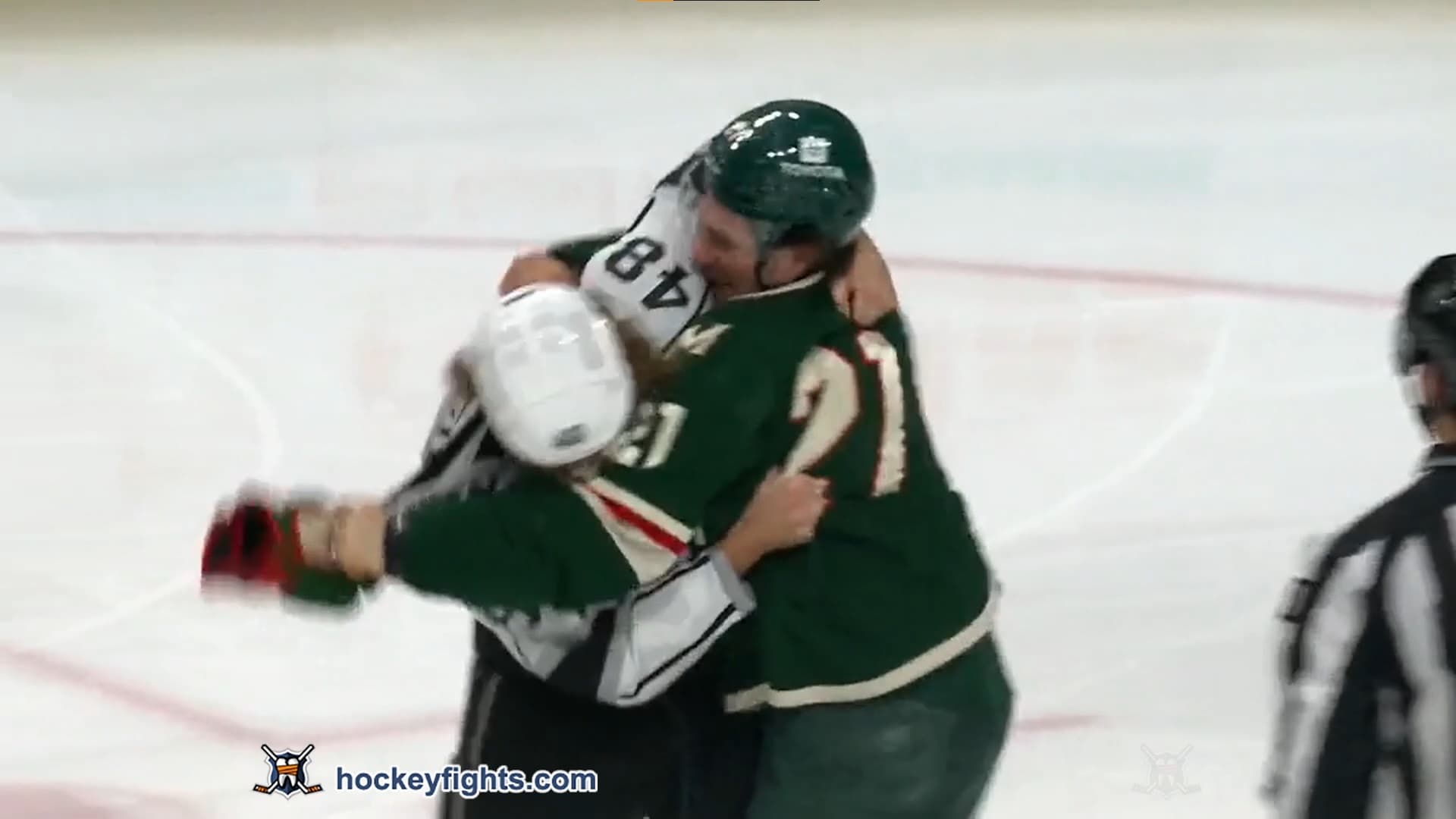 B. Lemieux (LAK) vs. B. Duhaime (MIN)