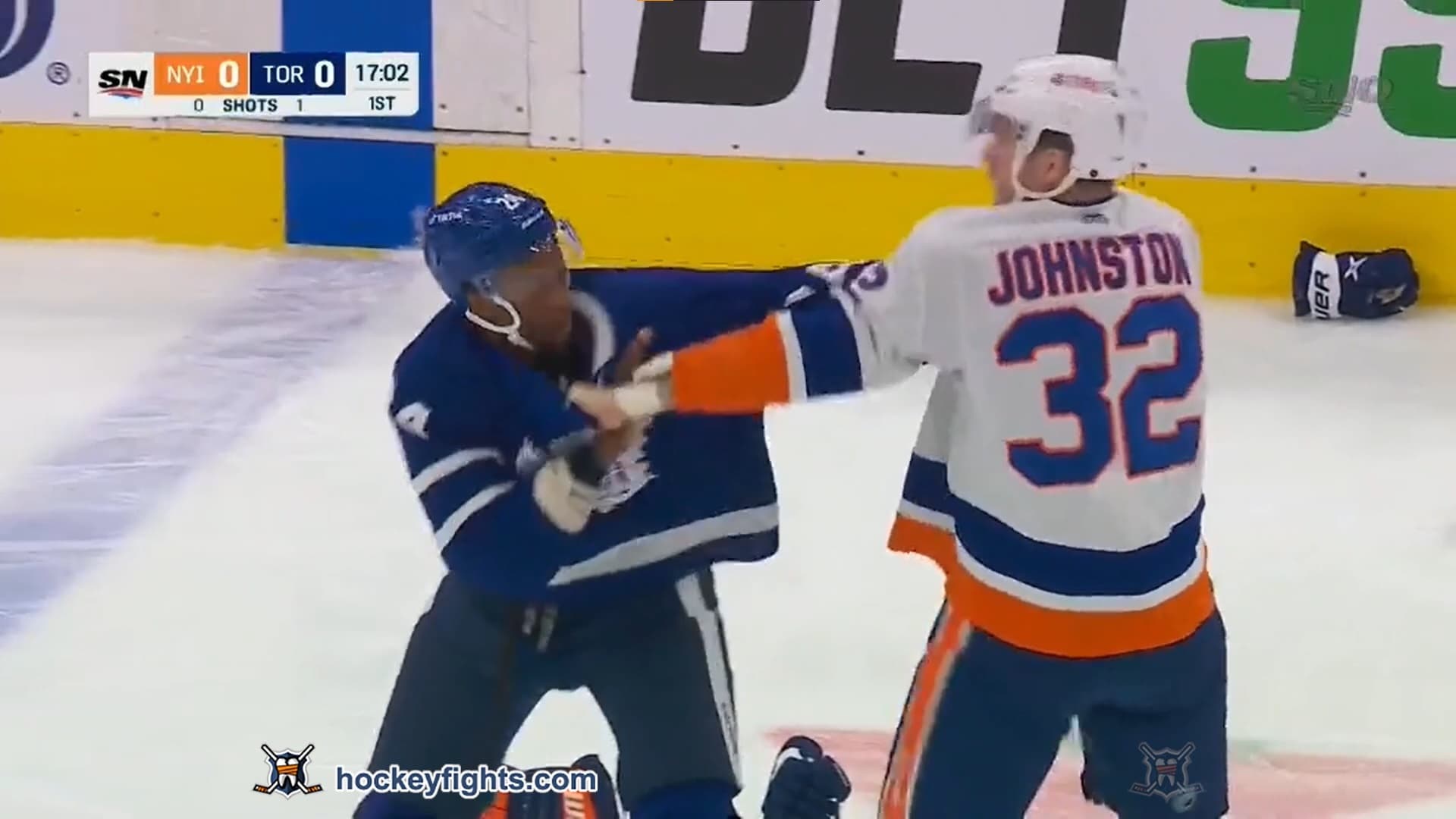 R. Johnston (NYI) vs. W. Simmonds (TOR)