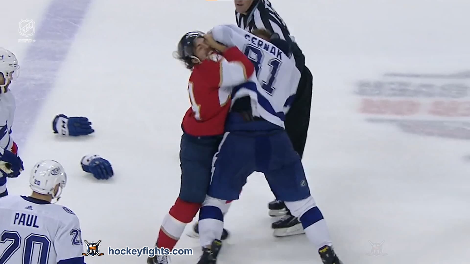 E. Cernak (TBL) vs. R. Lomberg (FLA)