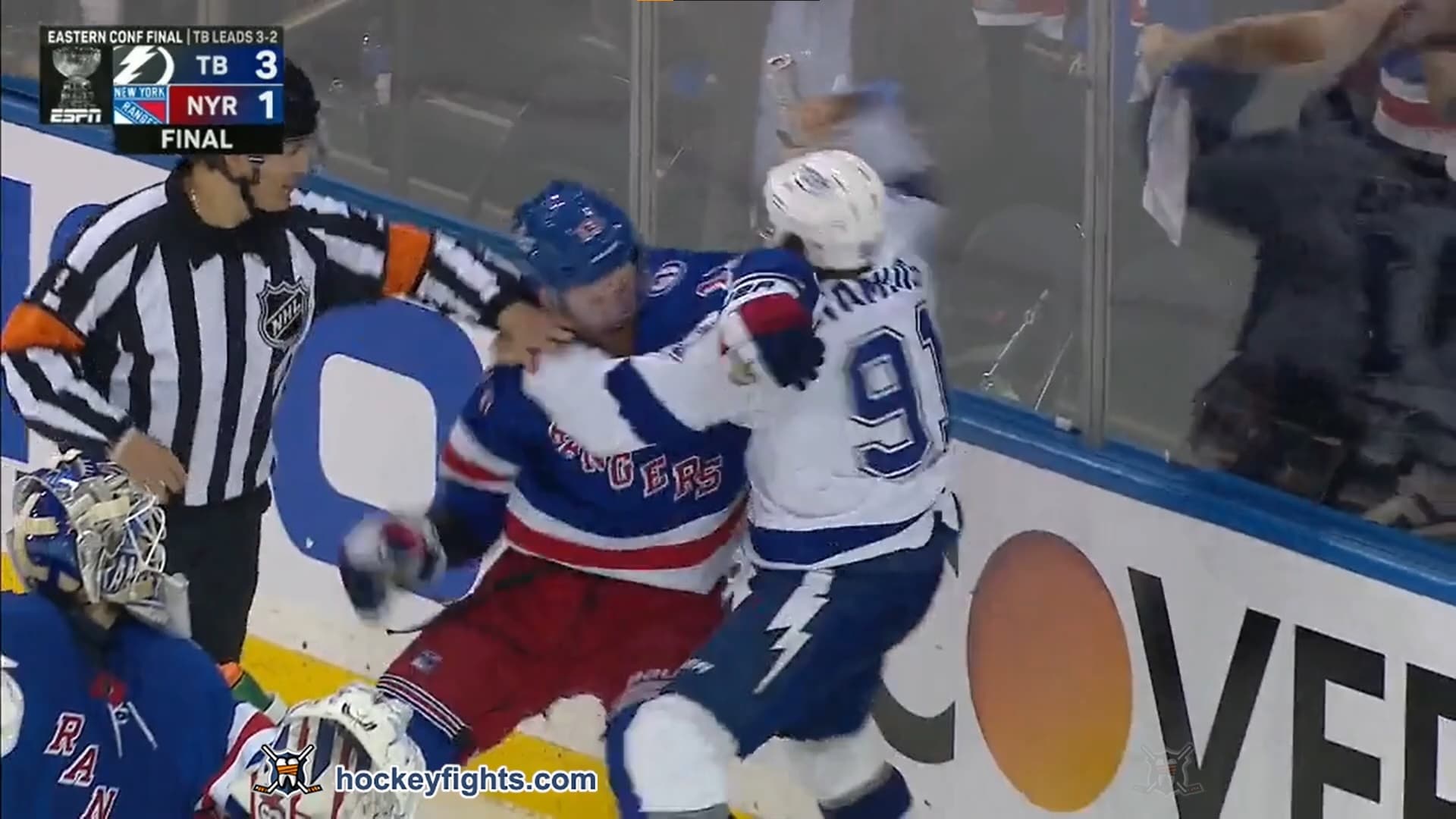 S. Stamkos (TBL) vs. A. Lafrenière (NYR)