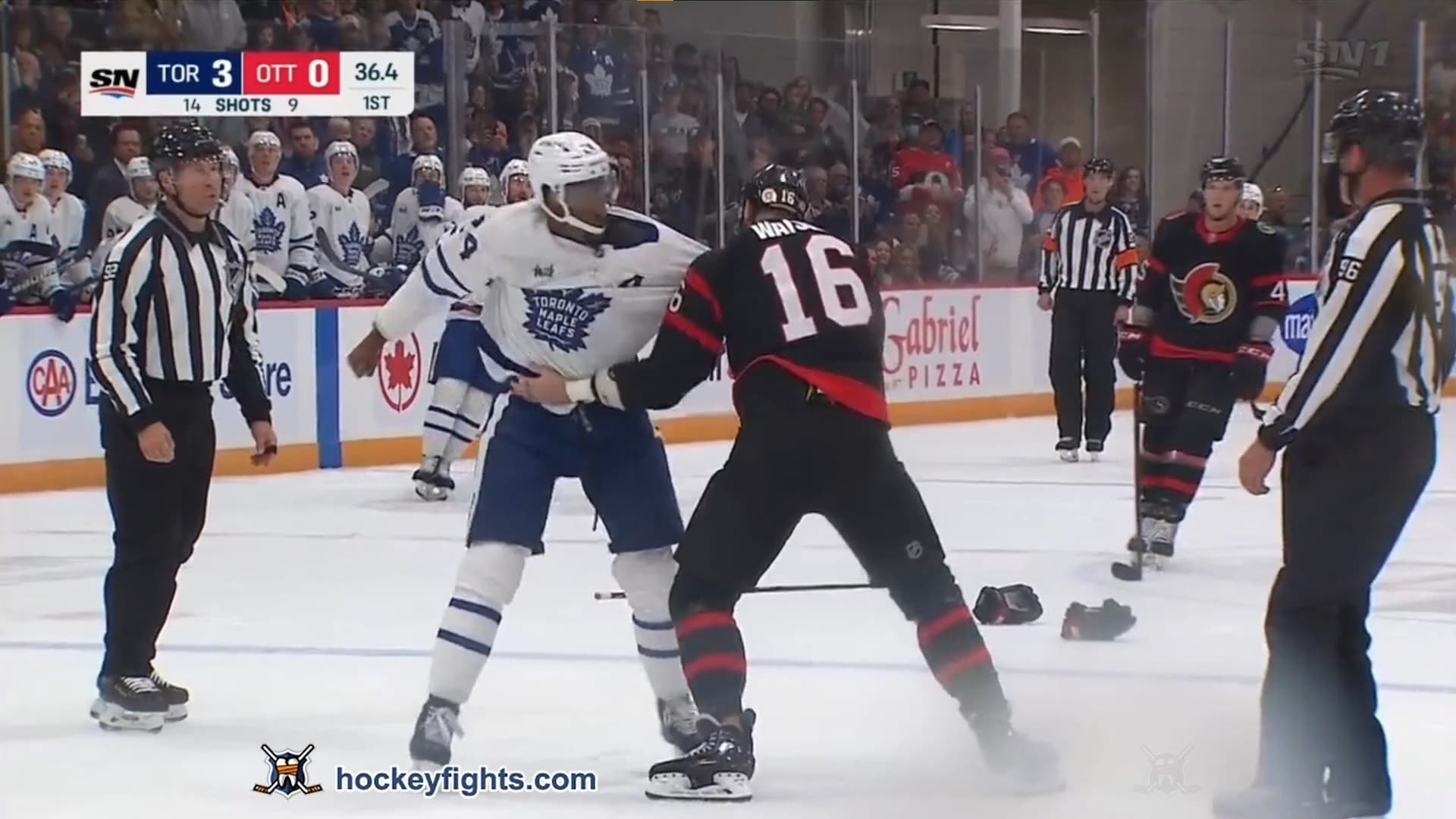 W. Simmonds (TOR) vs. A. Watson (OTT)