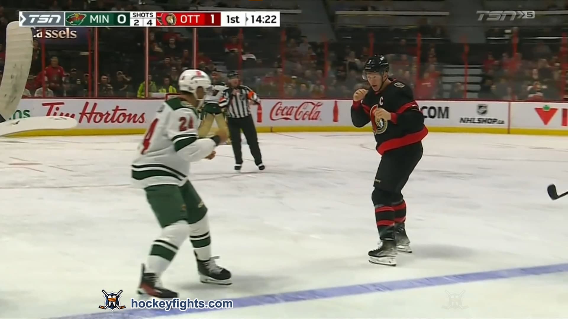 M. Dumba (MIN) vs. B. Tkachuk (OTT)