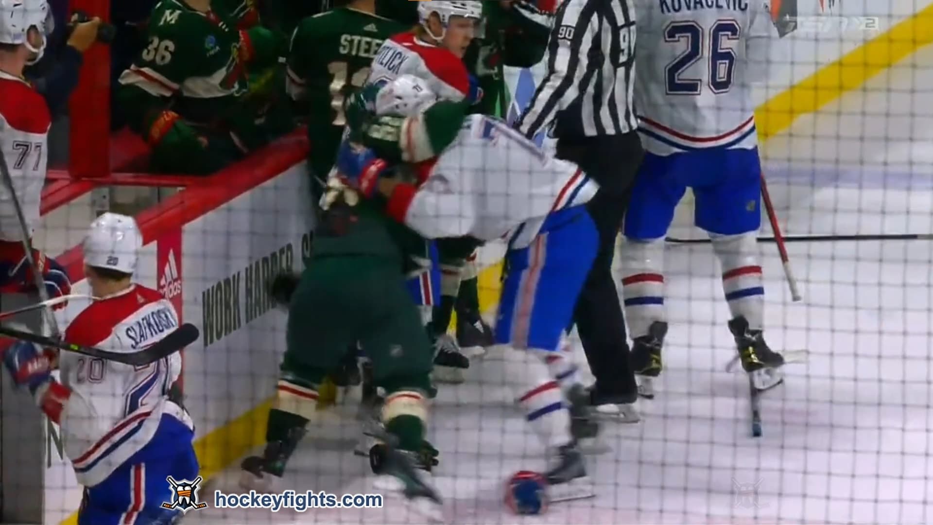 J. Evans (MTL) vs. M. Shaw (MIN)