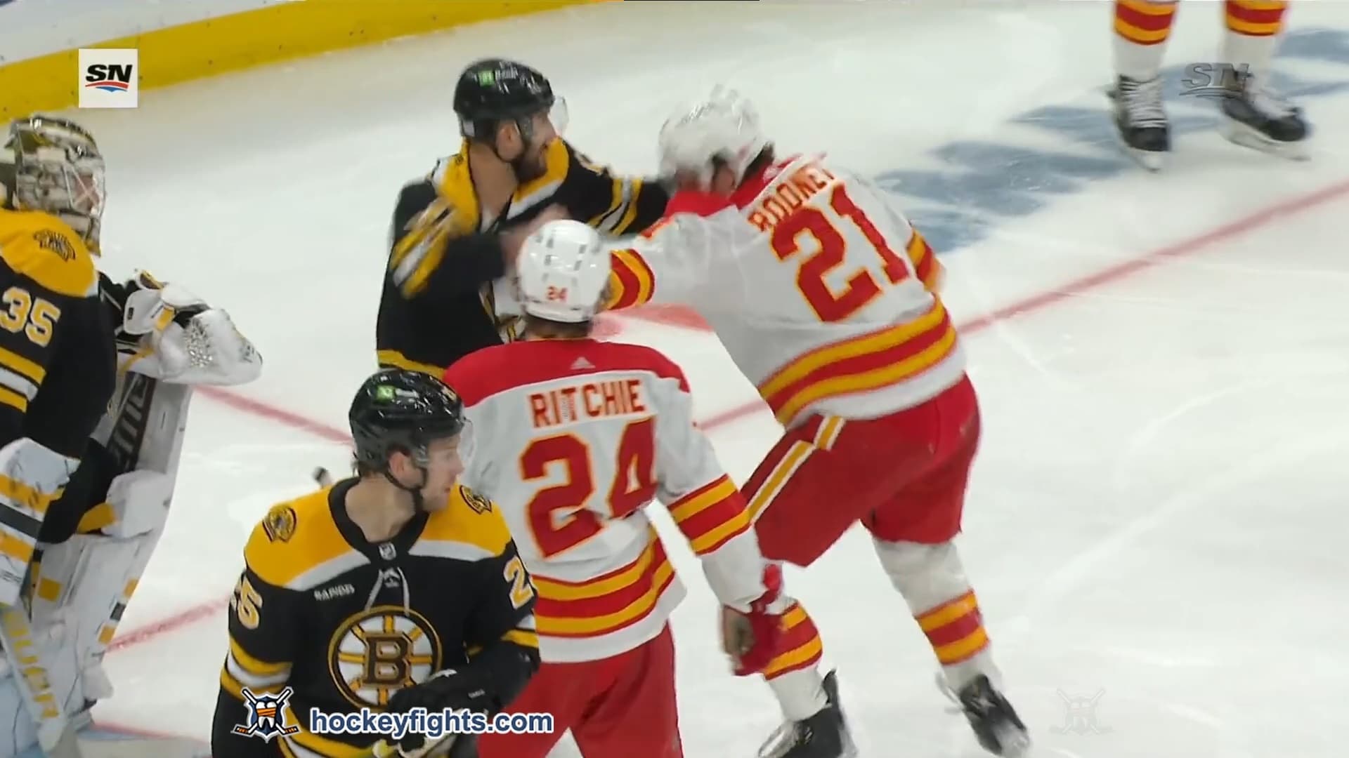 K. Rooney (CGY) vs. N. Foligno (BOS)