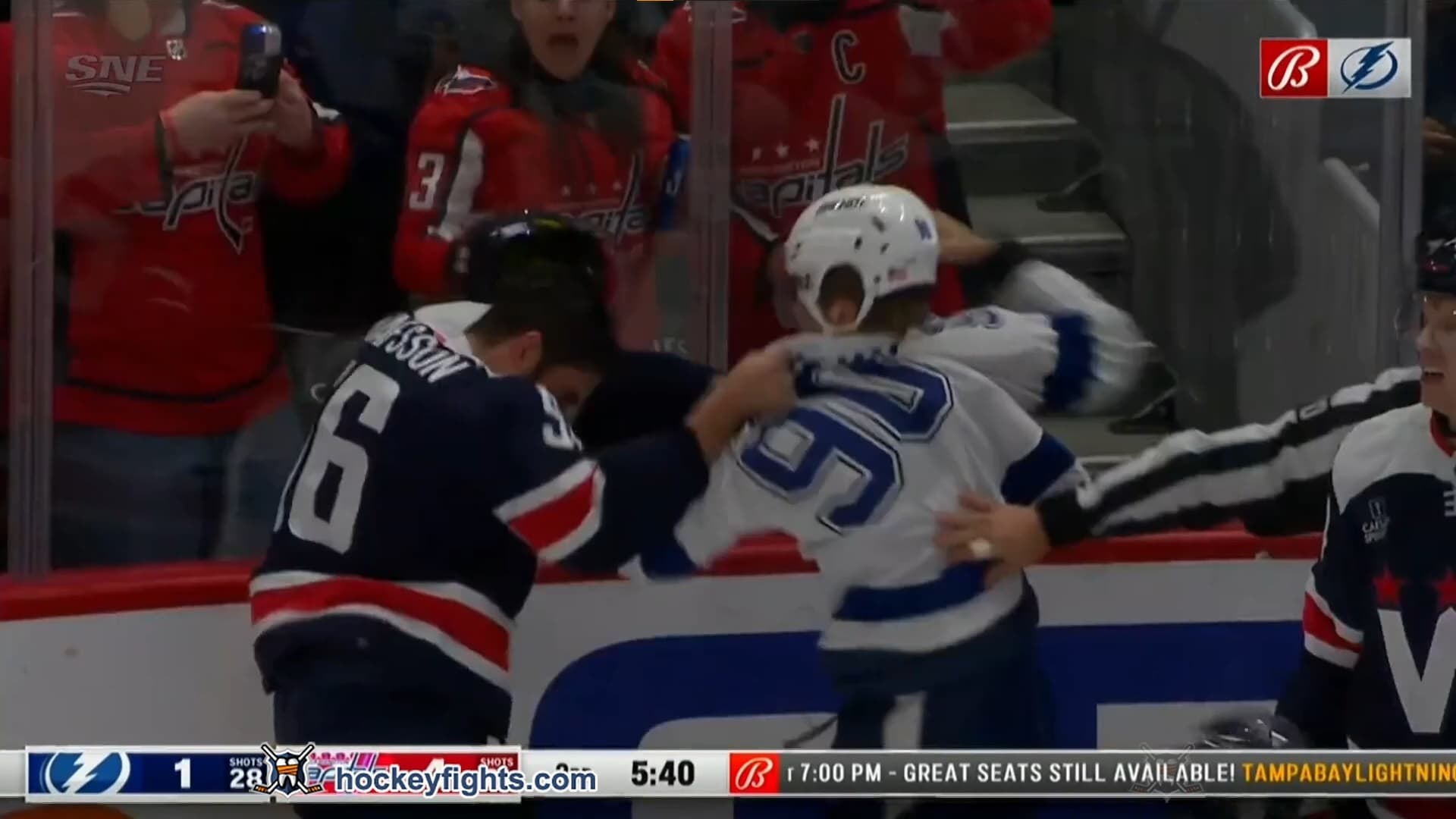 V. Namestnikov (TBL) vs. E. Gustafsson (WSH)