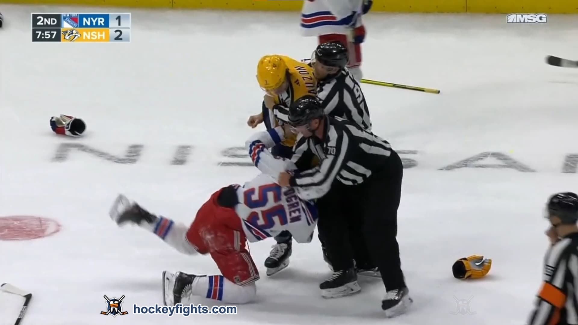 R. Lindgren (NYR) vs. J. Lauzon (NSH)