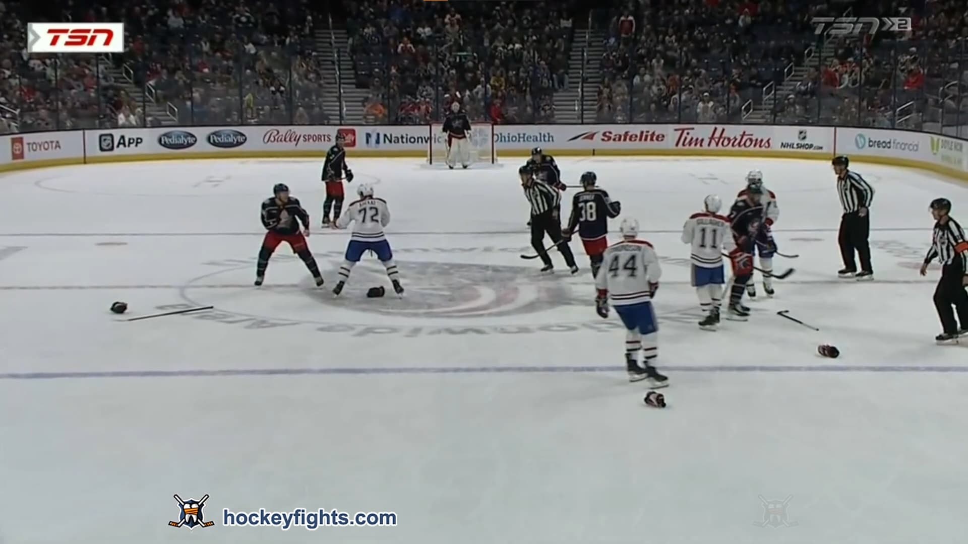 A. Xhekaj (MTL) vs. M. Olivier (CBJ)