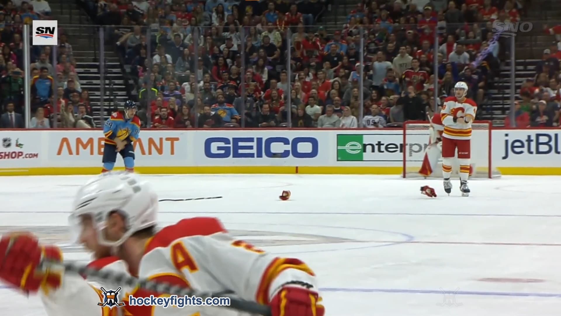 D. Gilbert (CGY) vs. R. Lomberg (FLA)