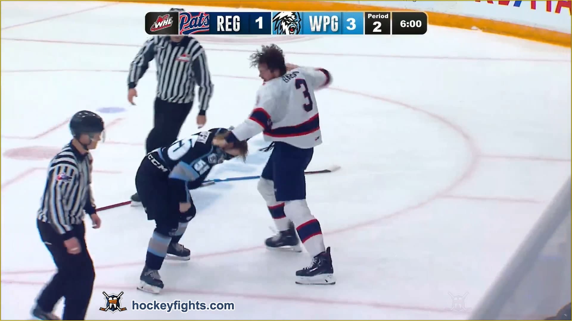 L. Bateman (REG) vs. K. Prosofsky (WIN)