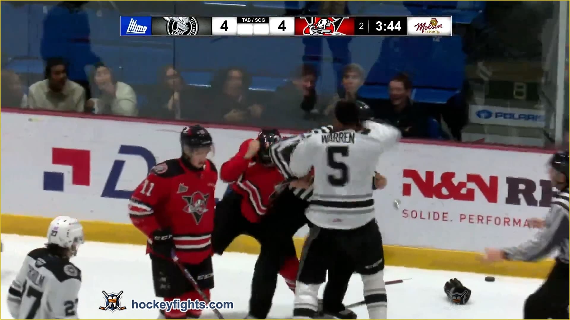 N. Warren (GAT) vs. S. Brunet (DRU)