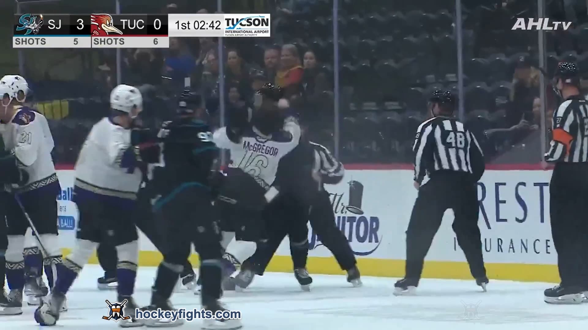 M. Onyebuchi (SJB) vs. R. McGregor (TUC)