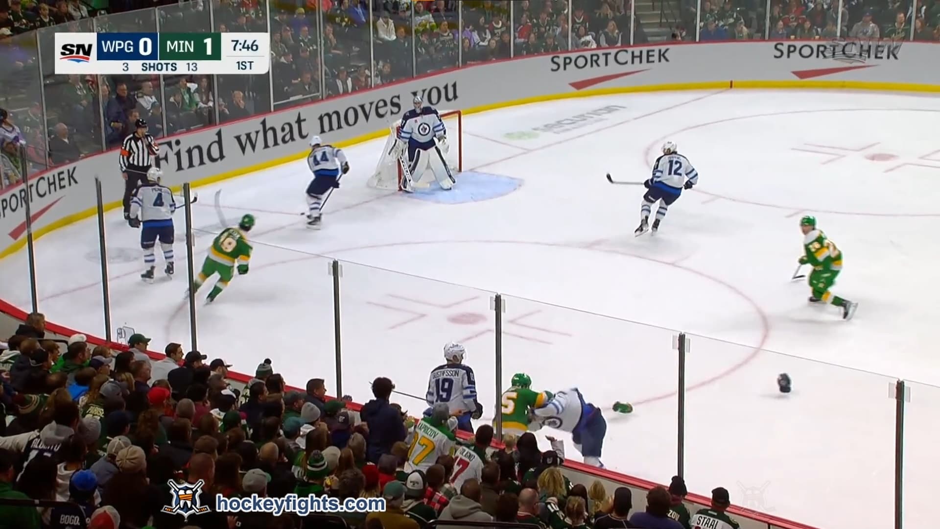 M. Eyssimont (WPG) vs. M. Shaw (MIN)