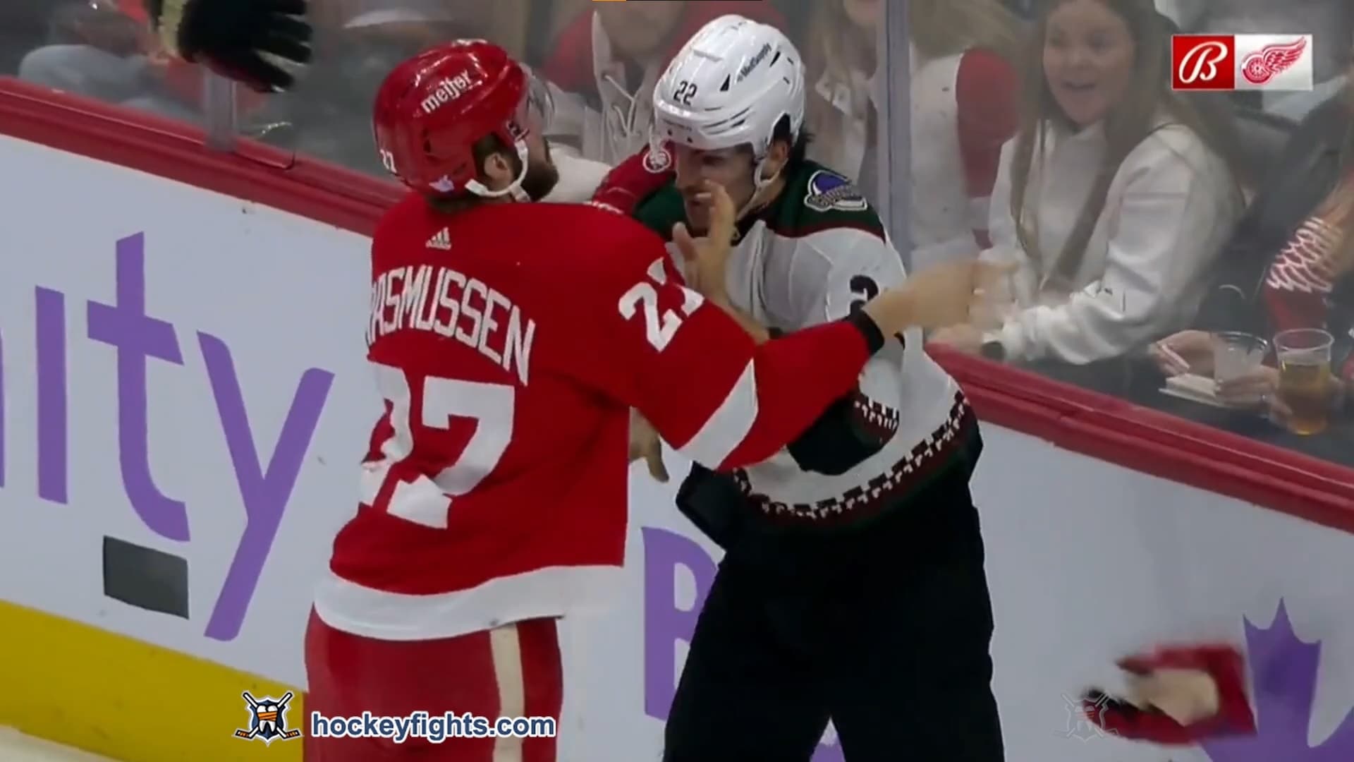 J. McBain (ARI) vs. M. Rasmussen (DET)