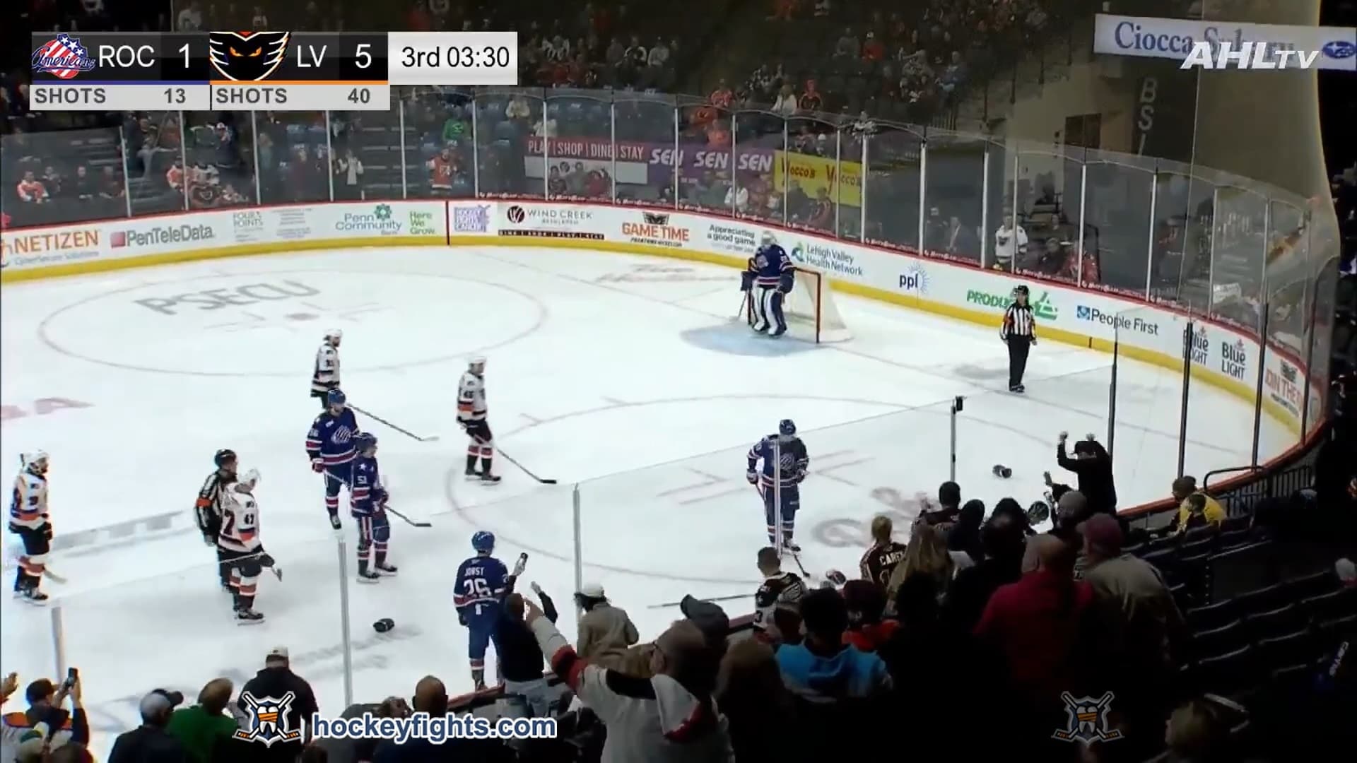 B. Davidson (ROC) vs. G. Wilson (LHV)