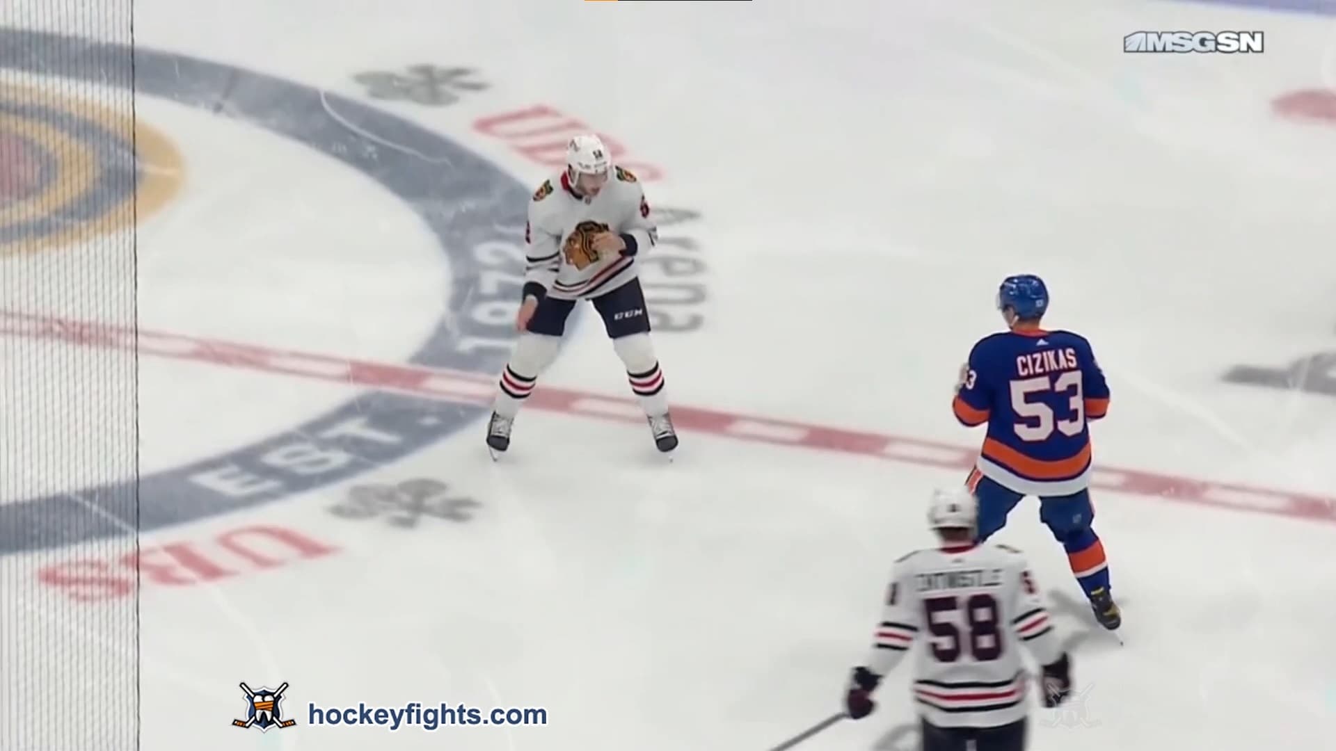 R. Johnson (CHI) vs. C. Cizikas (NYI)