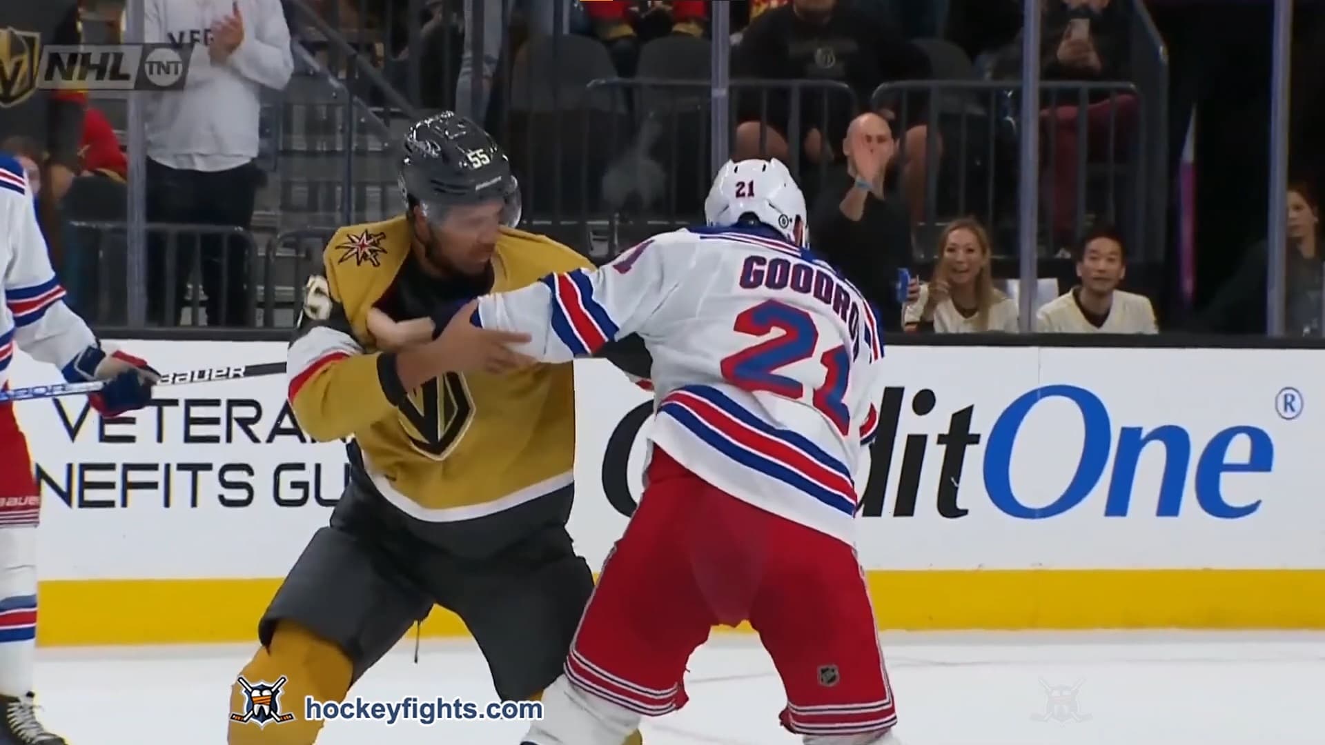 B. Goodrow (NYR) vs. K. Kolesar (VGK)