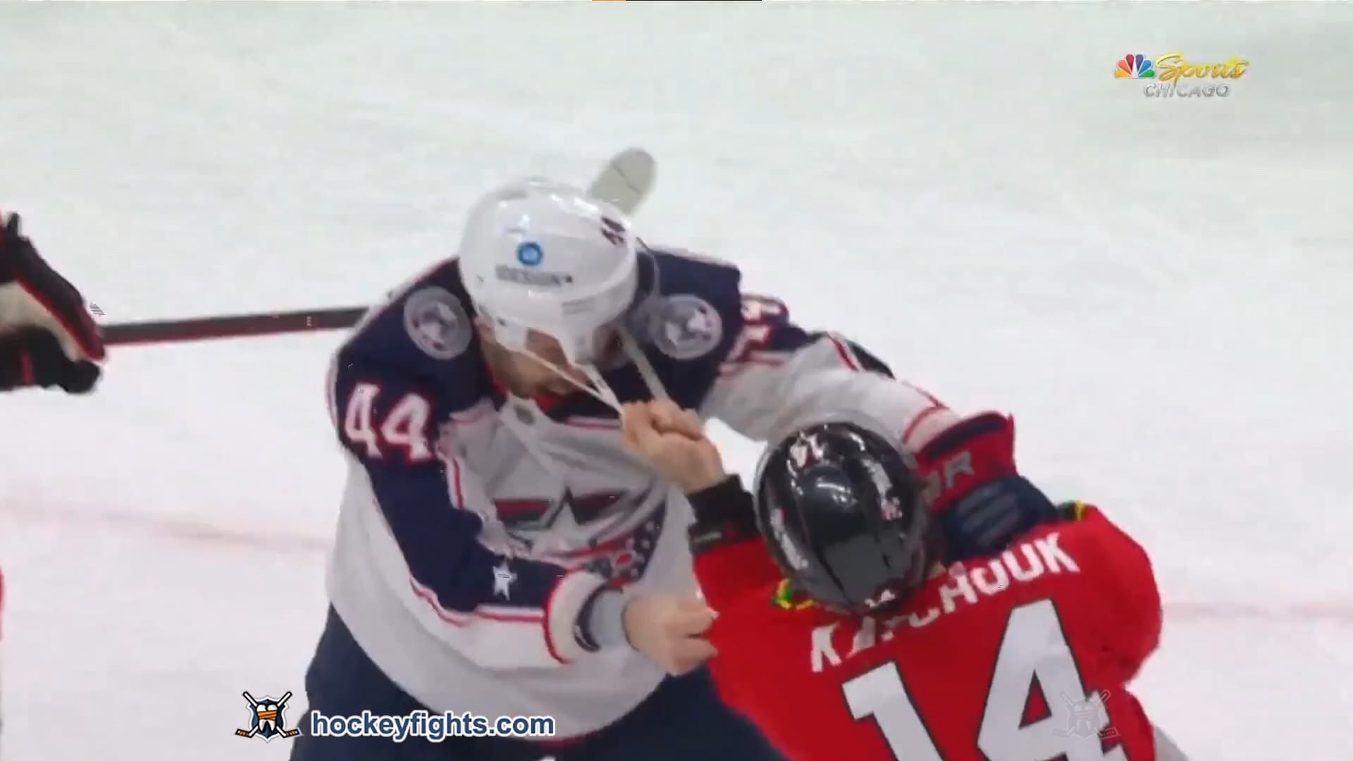 E. Gudbranson (CBJ) vs. B. Katchouk (CHI)