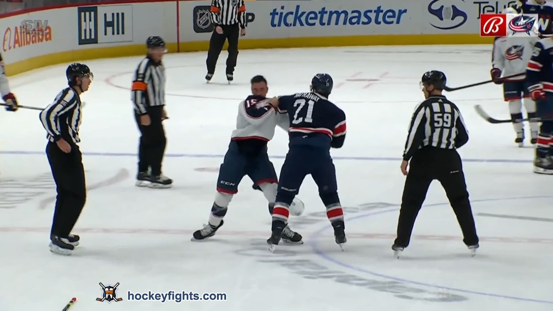 G. Bayreuther (CBJ) vs. G. Hathaway (WSH)