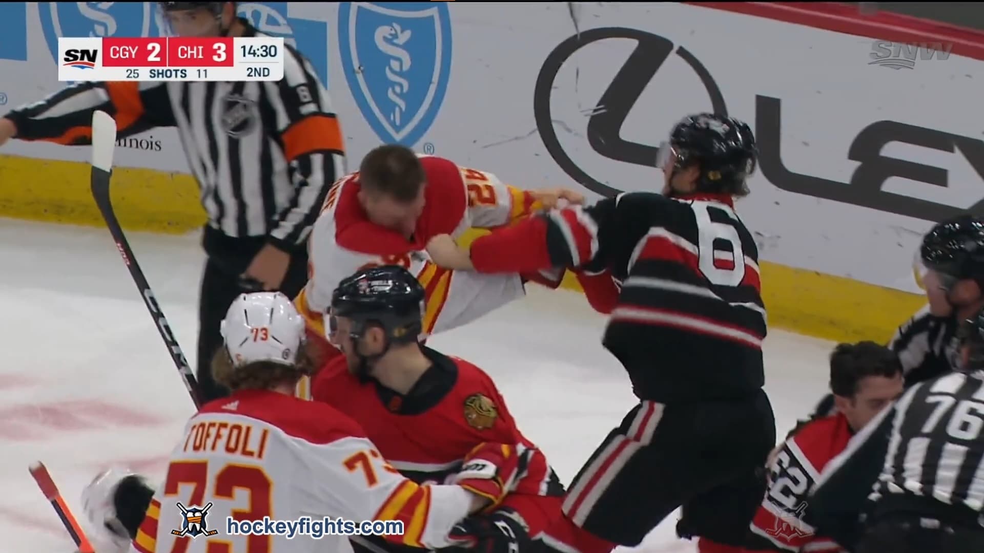 M. Stone (CGY) vs. J. McCabe (CHI)