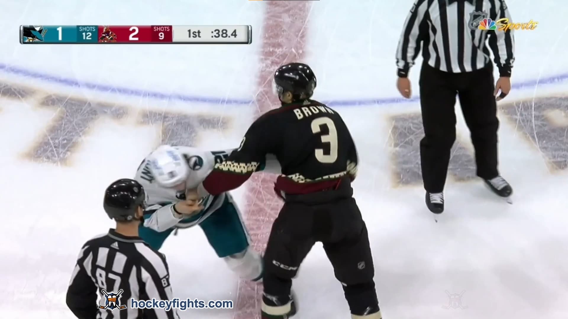 M. Eyssimont (SJS) vs. J. Brown (ARI)