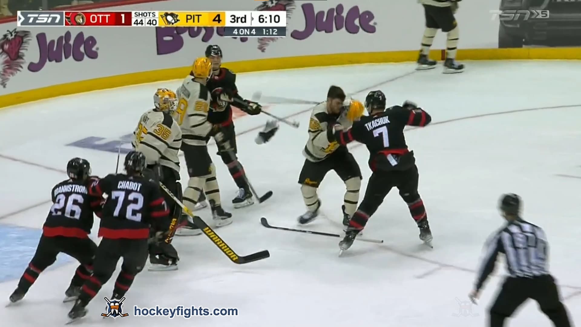 B. Tkachuk (OTT) vs. M. Friedman (PIT)