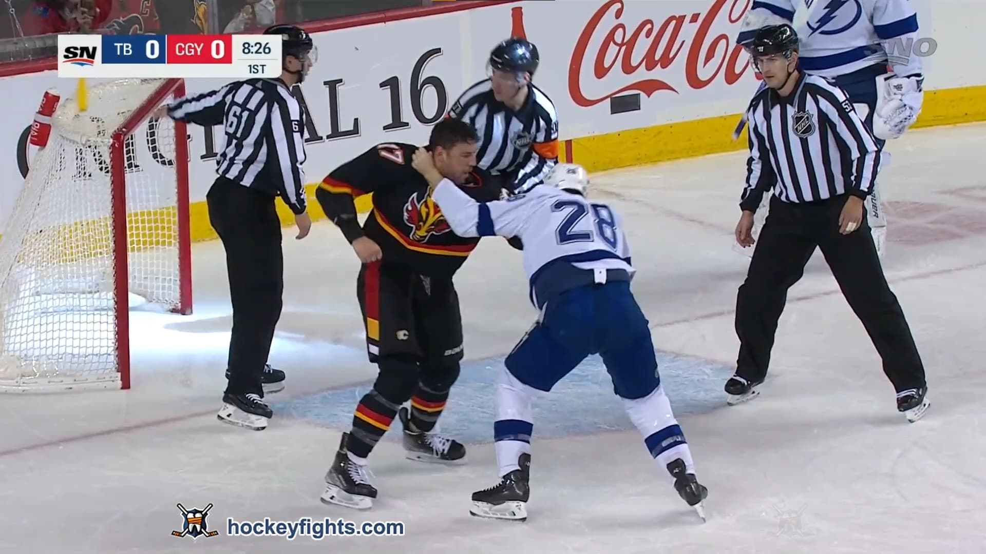 I. Cole (TBL) vs. M. Lucic (CGY)