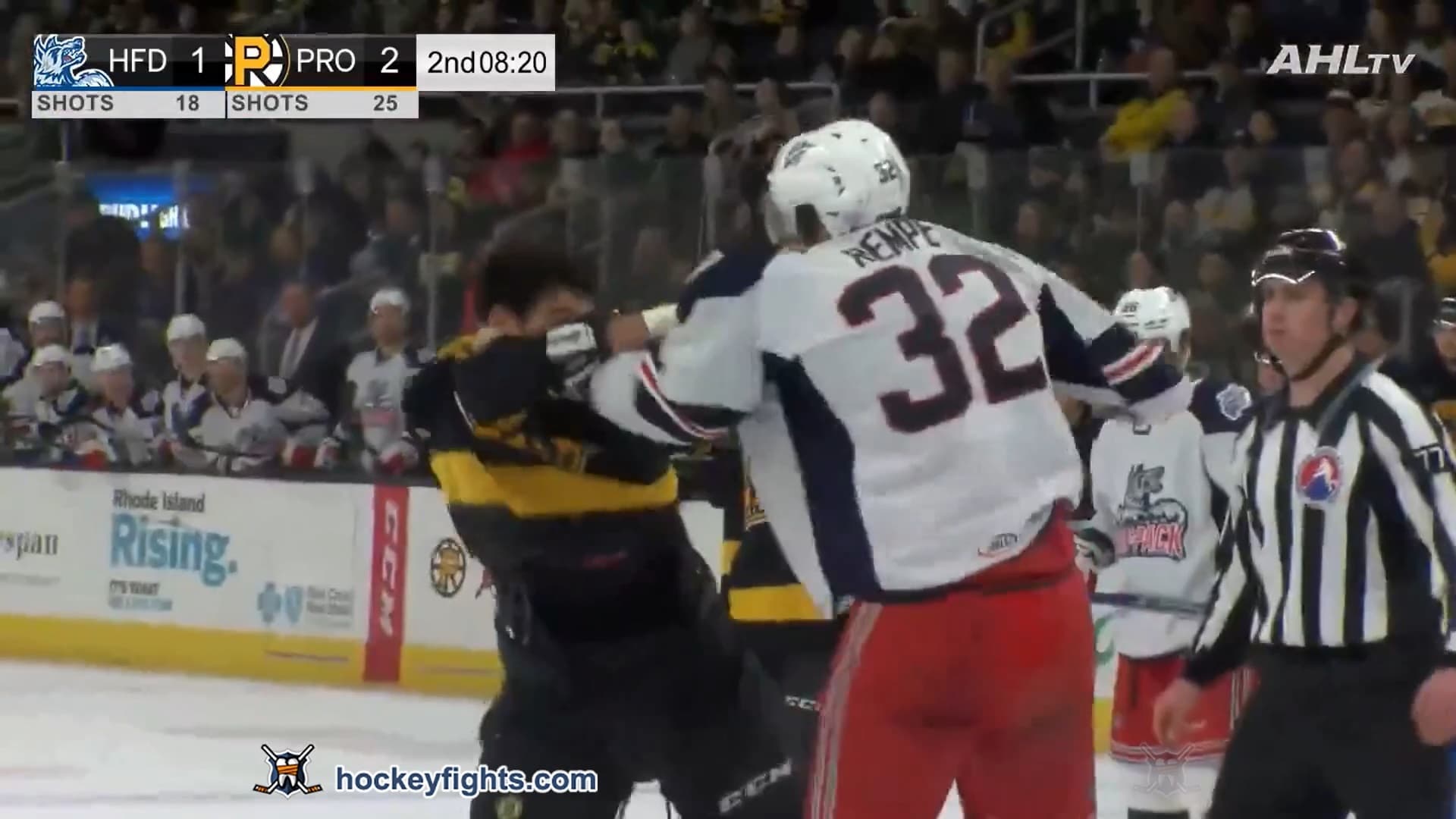 M. Rempe (HFD) vs. J. Greenway (PRO)