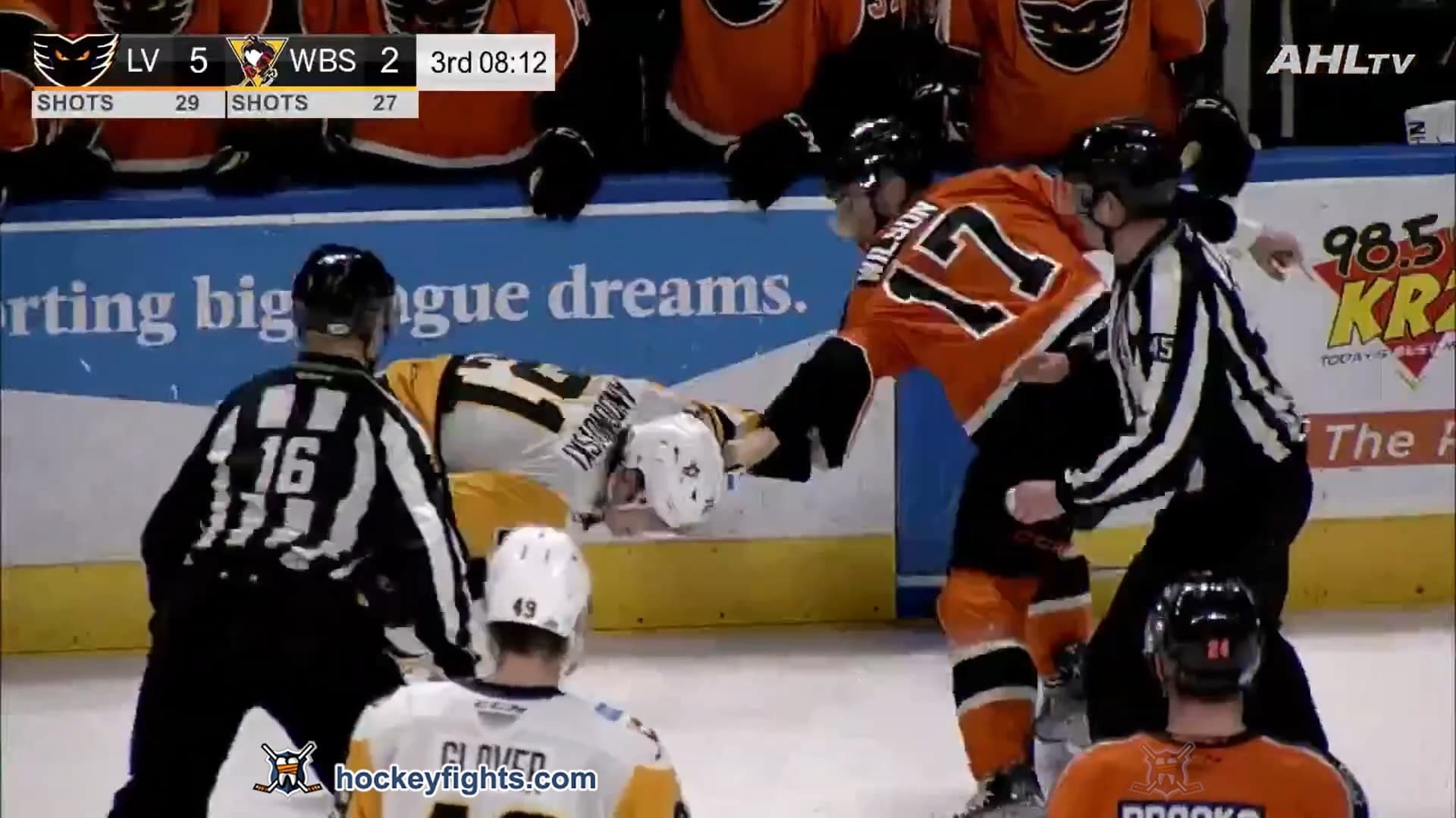 G. Wilson (LHV) vs. C. Andonovski (WBS)