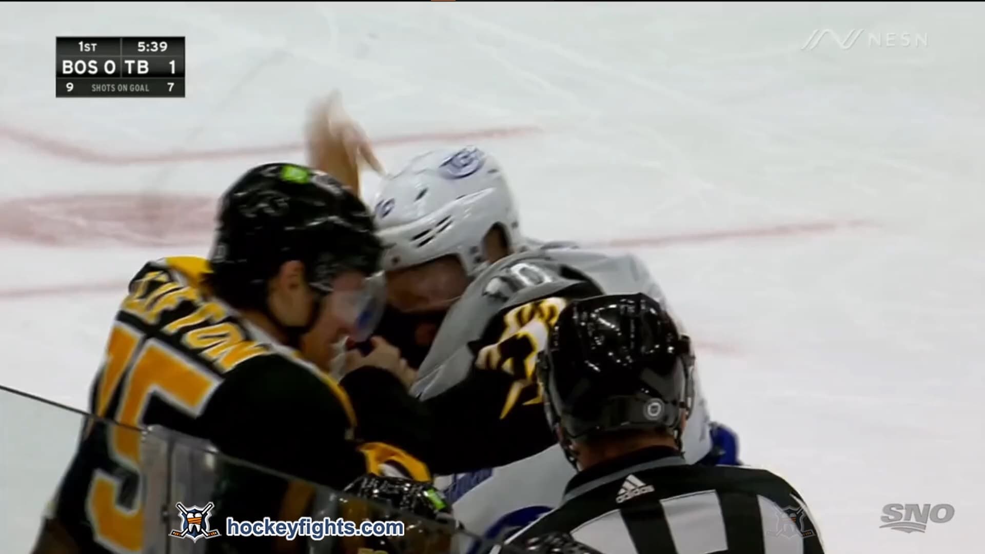 C. Clifton (BOS) vs. C. Perry (TBL)