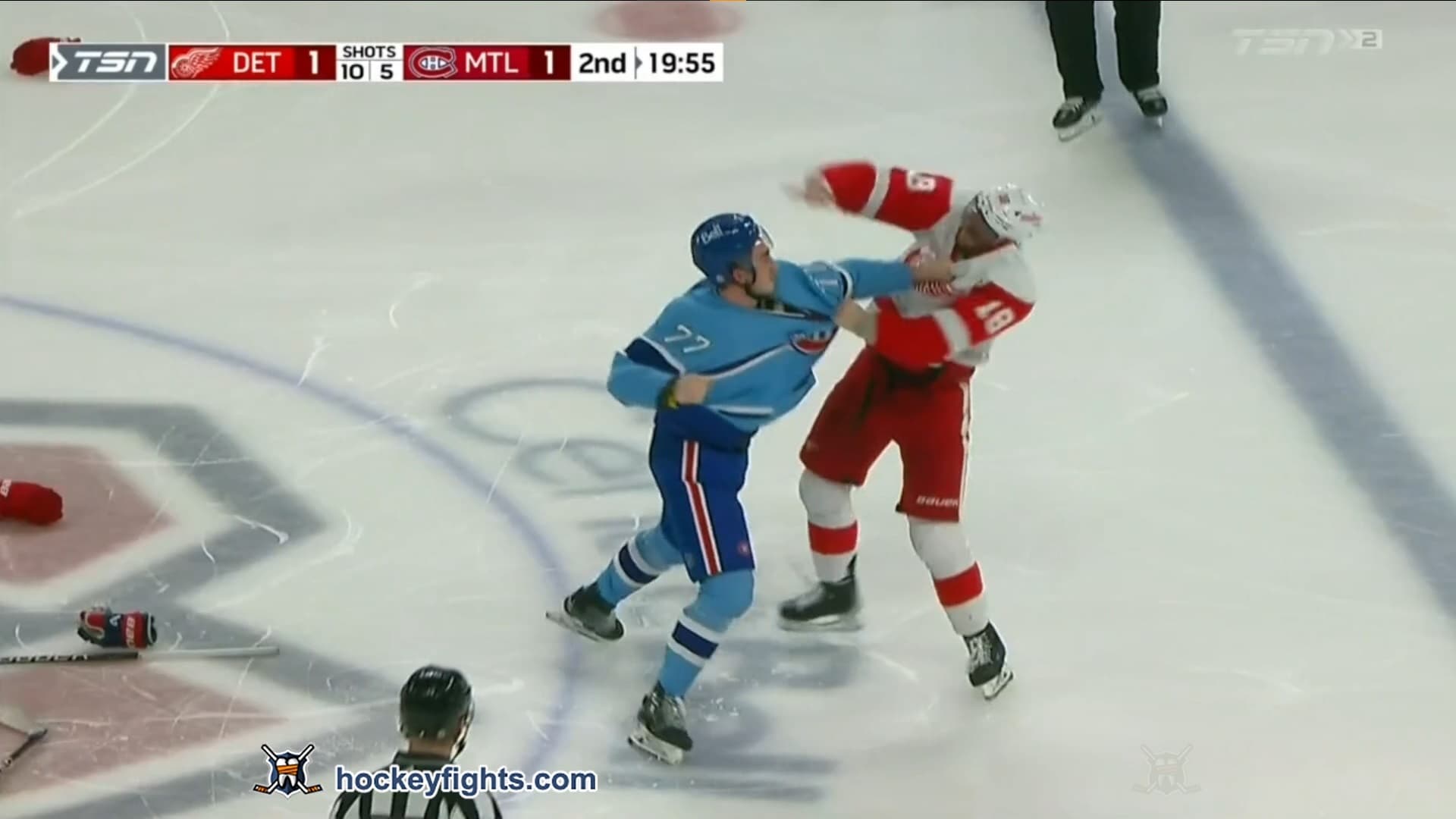 A. Copp (DET) vs. K. Dach (MON)