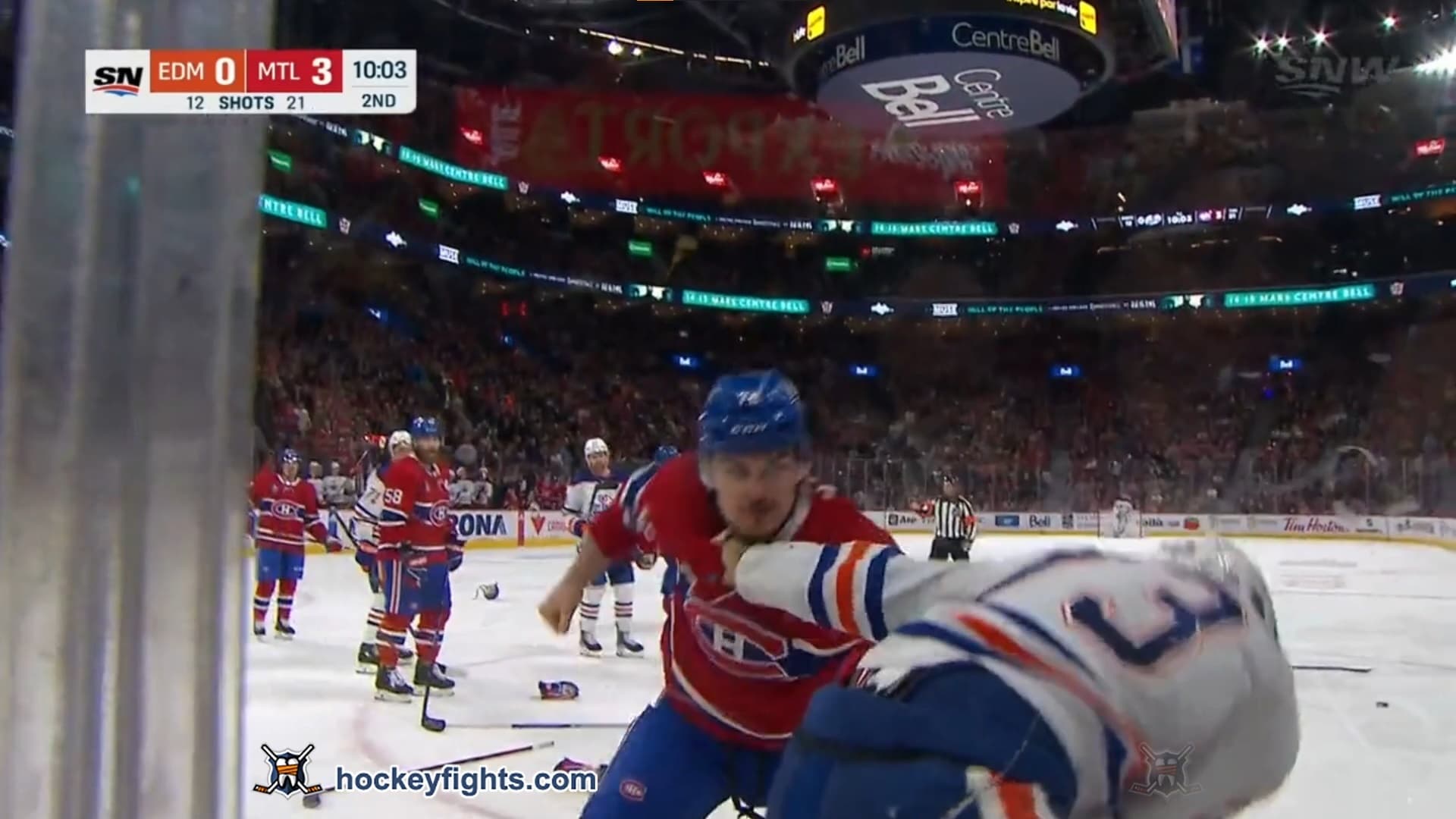 V. Desharnais (EDM) vs. A. Xhekaj (MTL)