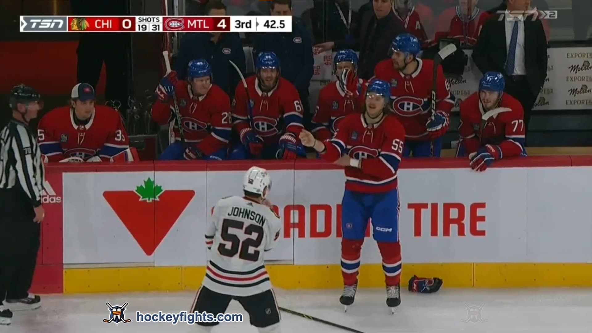R. Johnson (CHI) vs. M. Pezzetta (MTL)