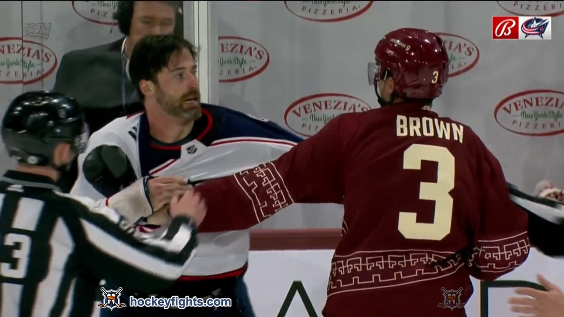 E. Gudbranson (CBJ) vs. J. Brown (ARI)